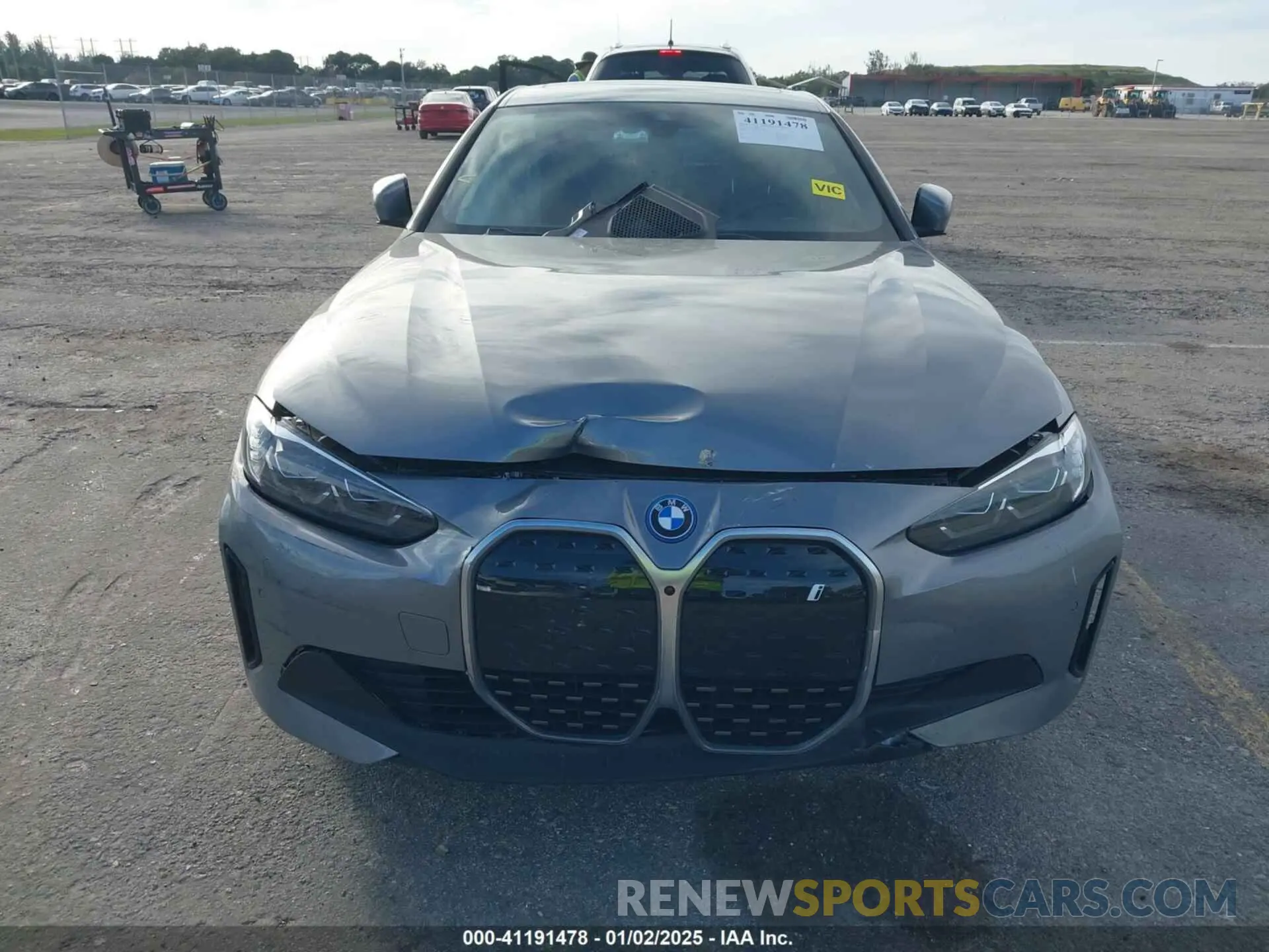 12 Photograph of a damaged car WBY43AW00RFT13208 BMW I4 2024