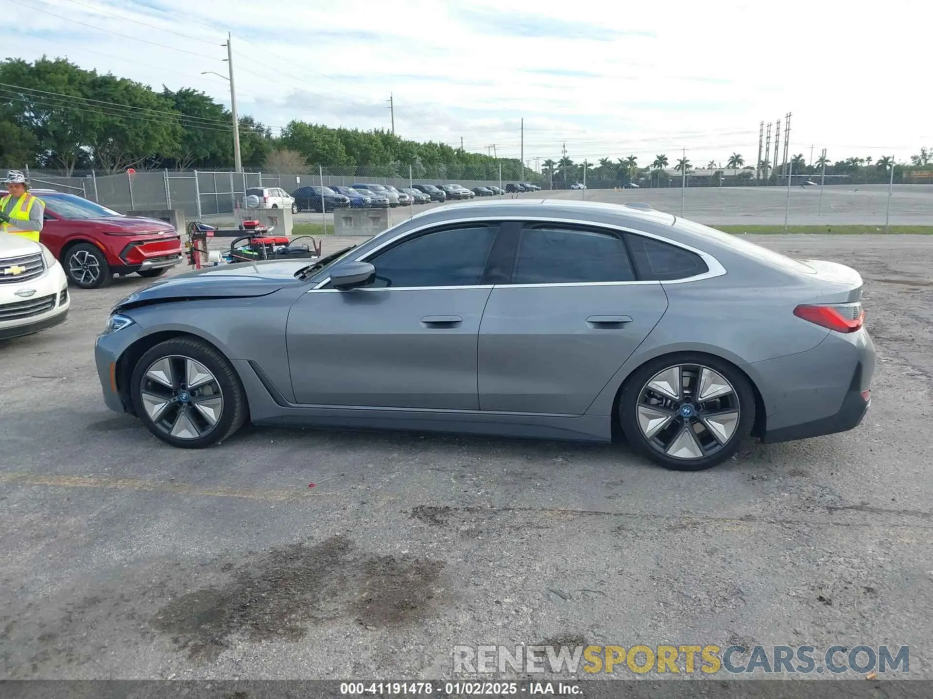 14 Photograph of a damaged car WBY43AW00RFT13208 BMW I4 2024