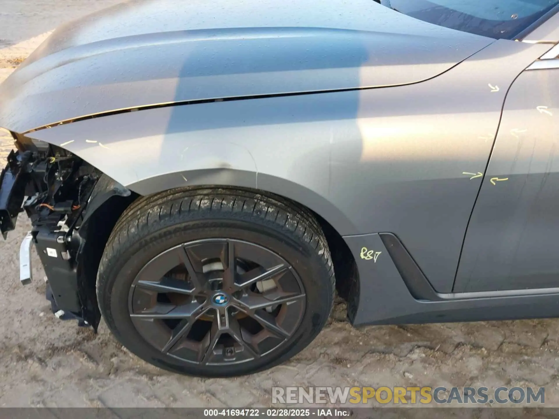23 Photograph of a damaged car WBY43AW02RFT14568 BMW I4 2024
