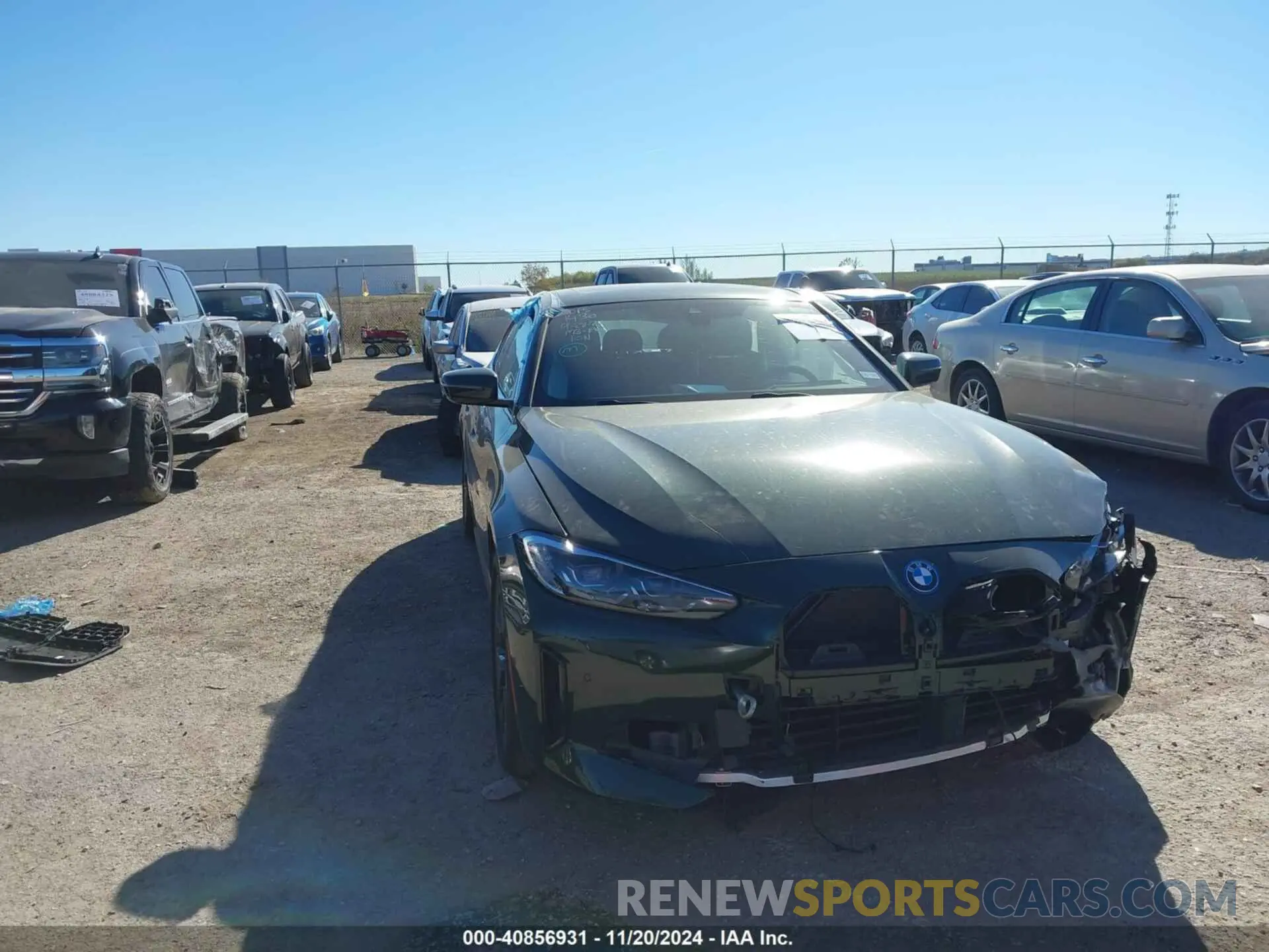 1 Photograph of a damaged car WBY43AW03RFS61430 BMW I4 2024