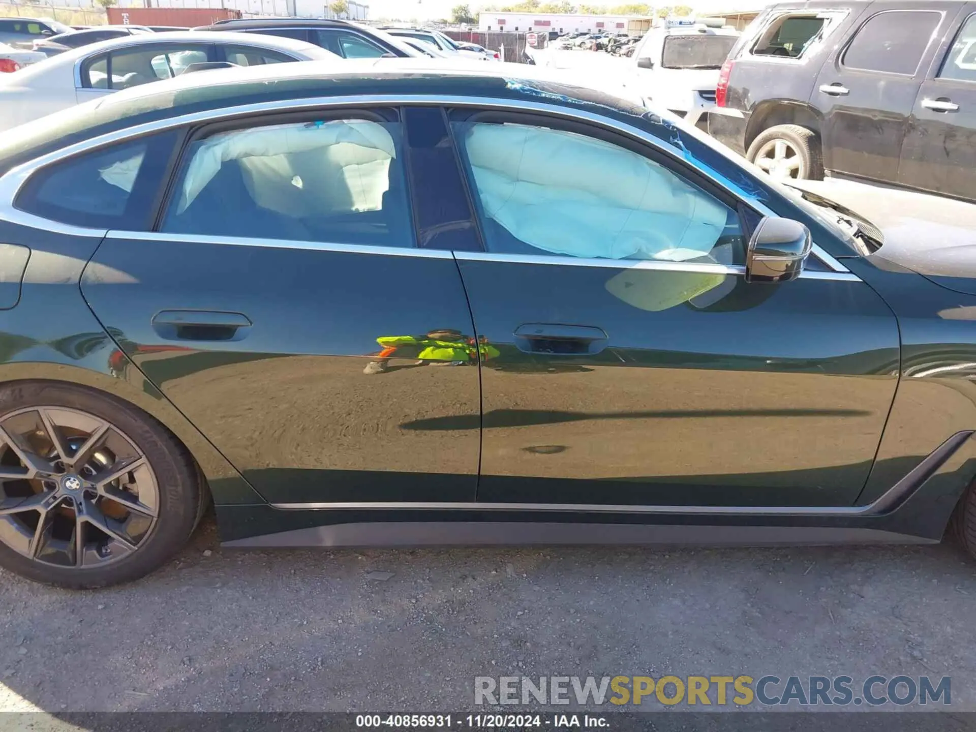 13 Photograph of a damaged car WBY43AW03RFS61430 BMW I4 2024