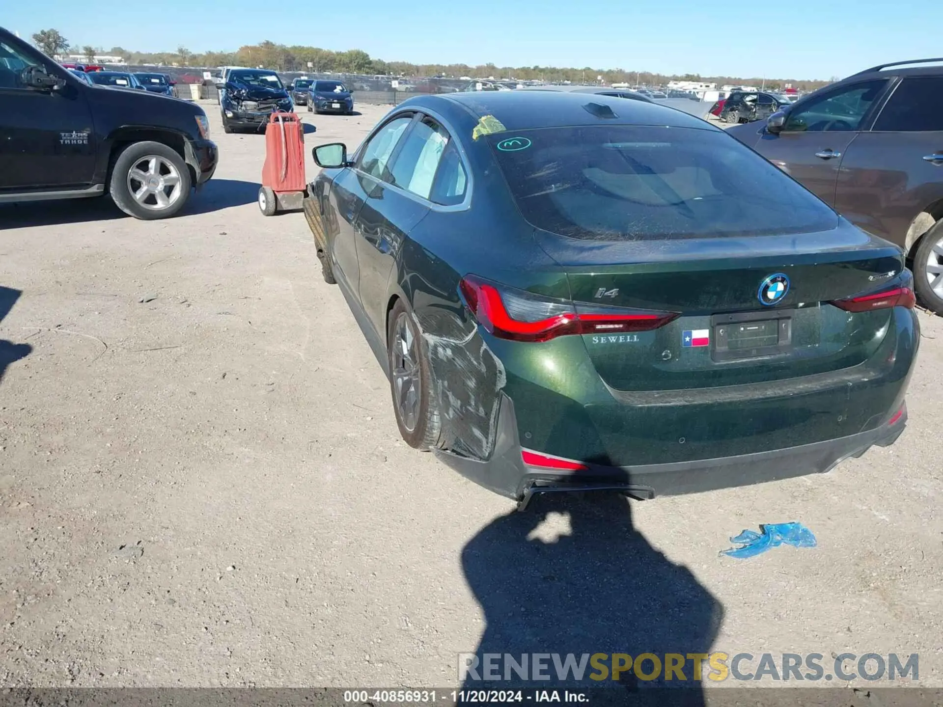 3 Photograph of a damaged car WBY43AW03RFS61430 BMW I4 2024