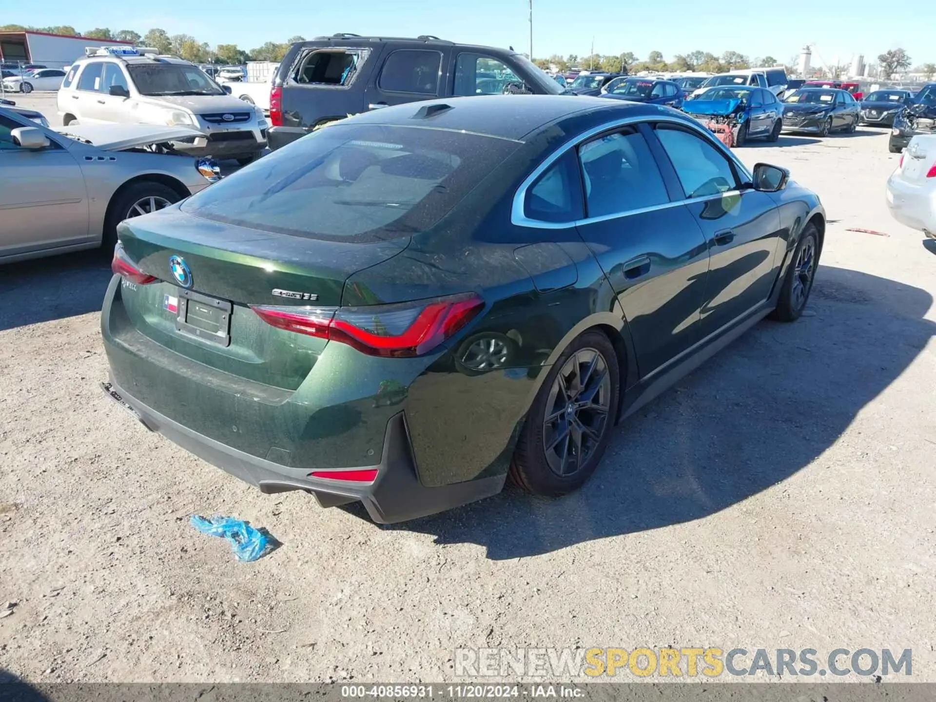 4 Photograph of a damaged car WBY43AW03RFS61430 BMW I4 2024