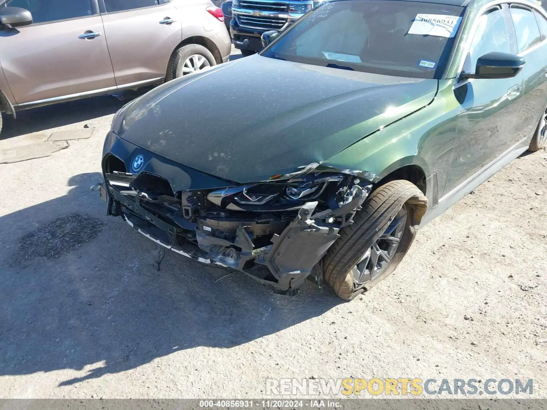6 Photograph of a damaged car WBY43AW03RFS61430 BMW I4 2024