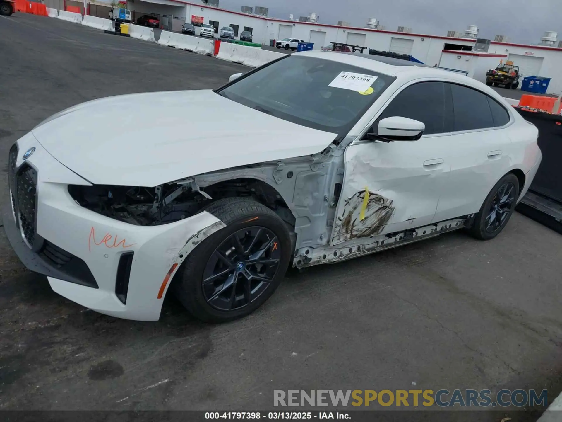15 Photograph of a damaged car WBY43AW04RFR67340 BMW I4 2024