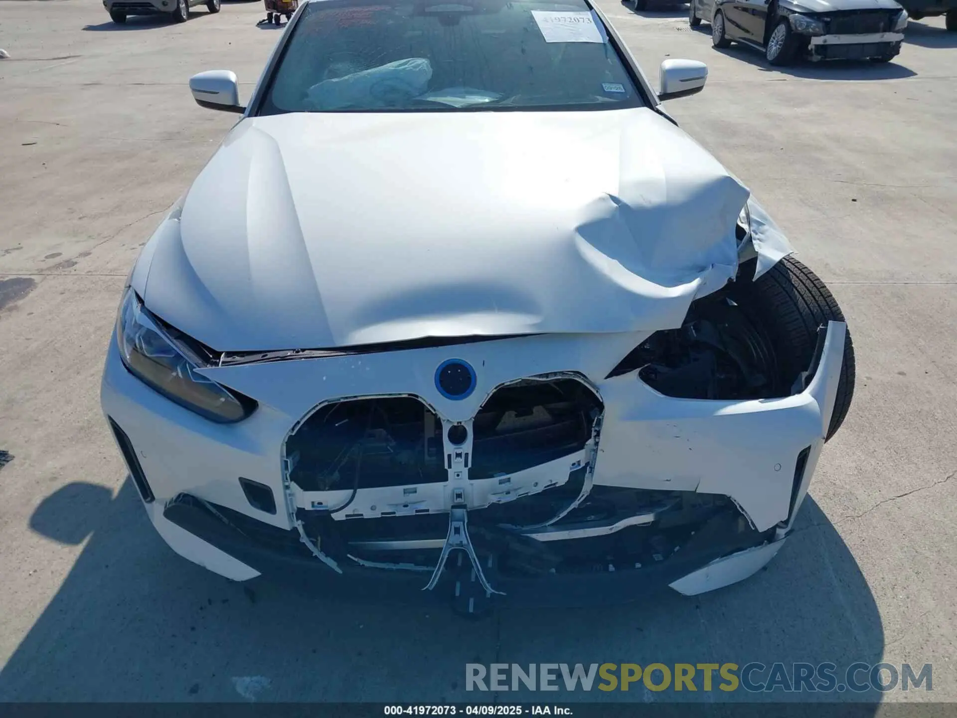 12 Photograph of a damaged car WBY43AW04RFT05953 BMW I4 2024