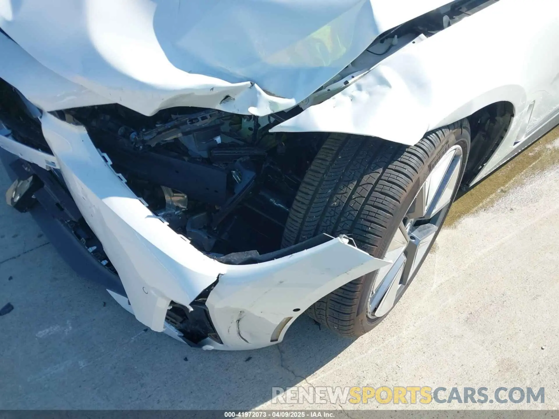 19 Photograph of a damaged car WBY43AW04RFT05953 BMW I4 2024