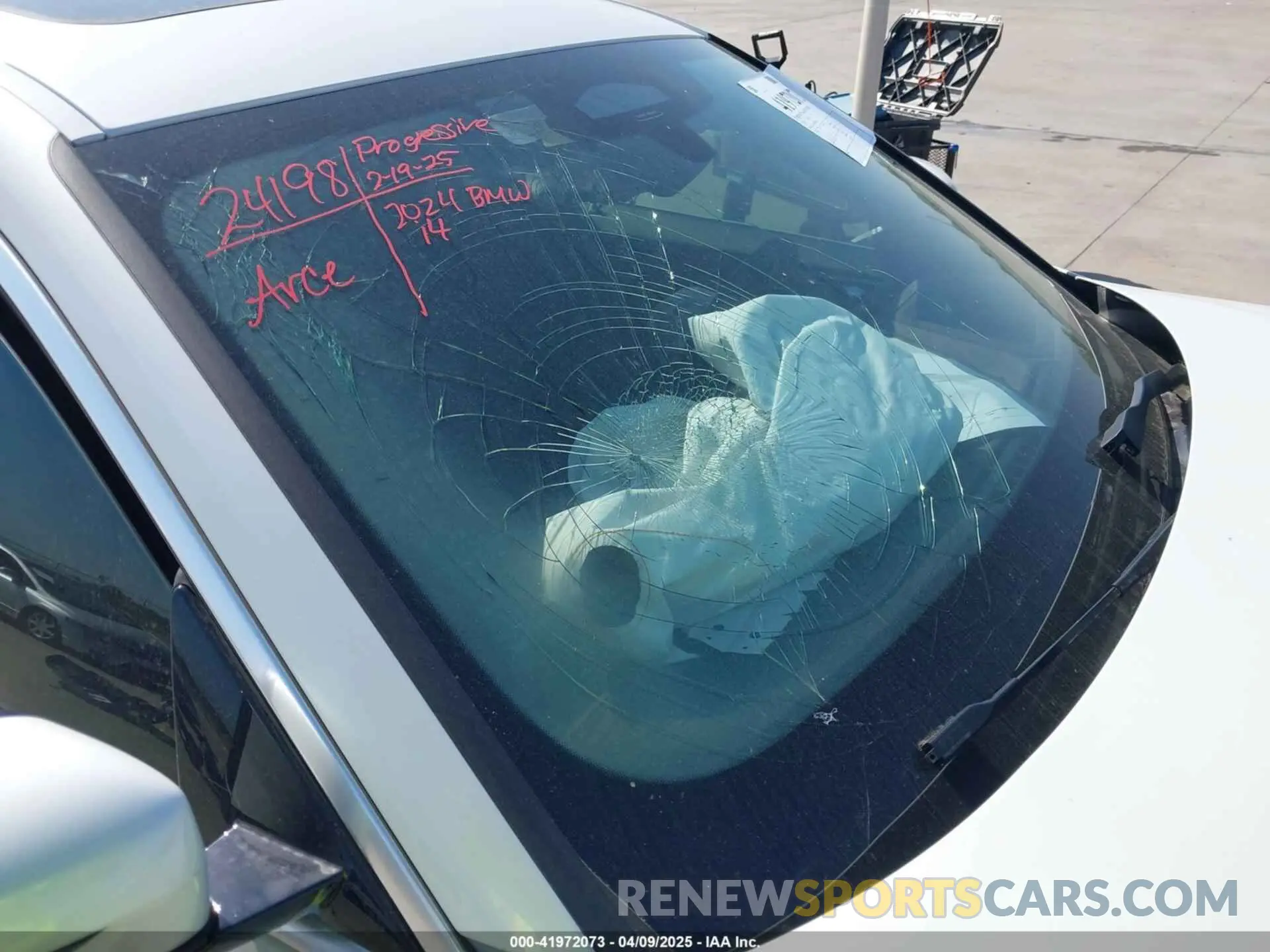 21 Photograph of a damaged car WBY43AW04RFT05953 BMW I4 2024
