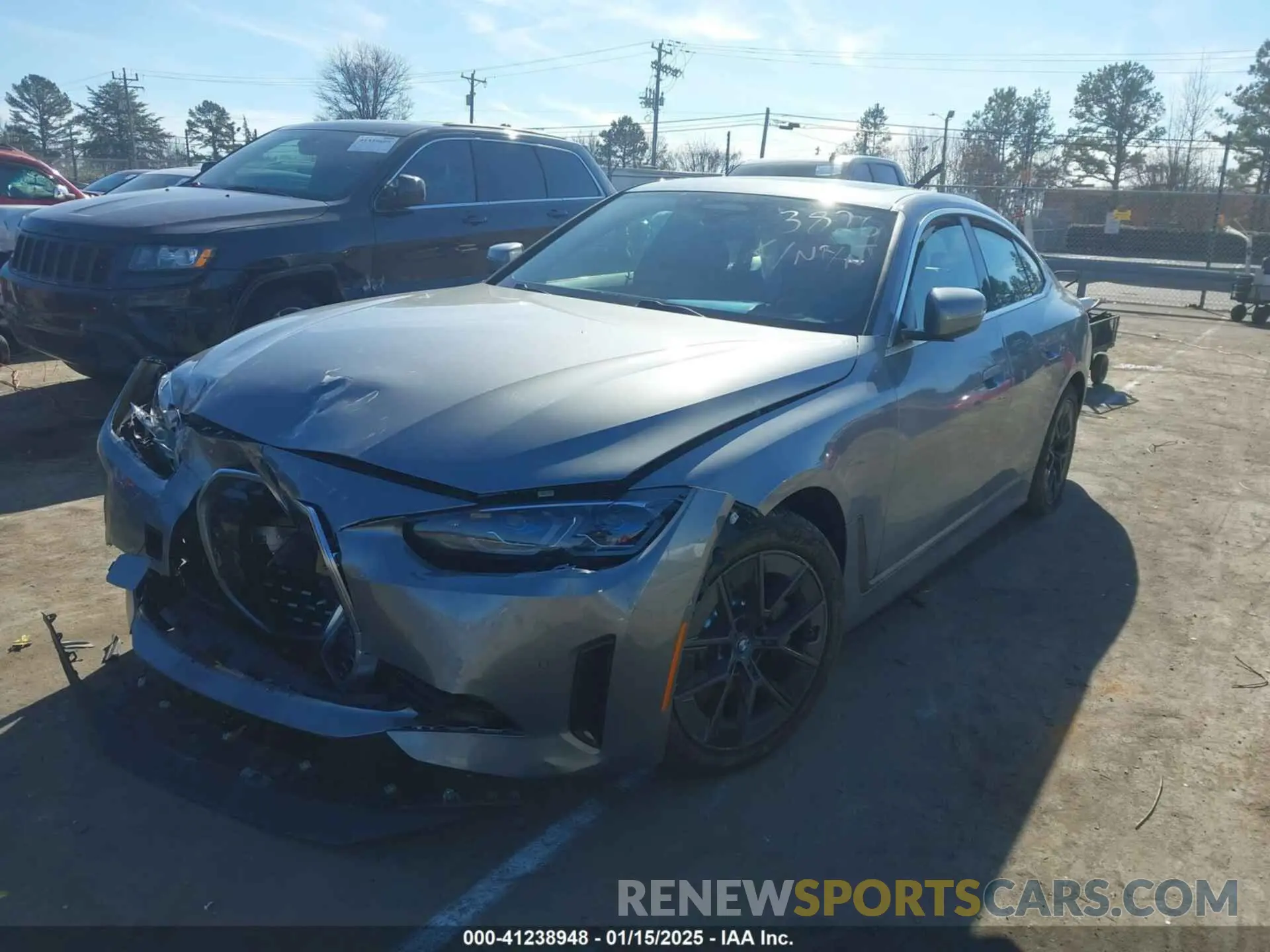 2 Photograph of a damaged car WBY43AW06RFR93826 BMW I4 2024