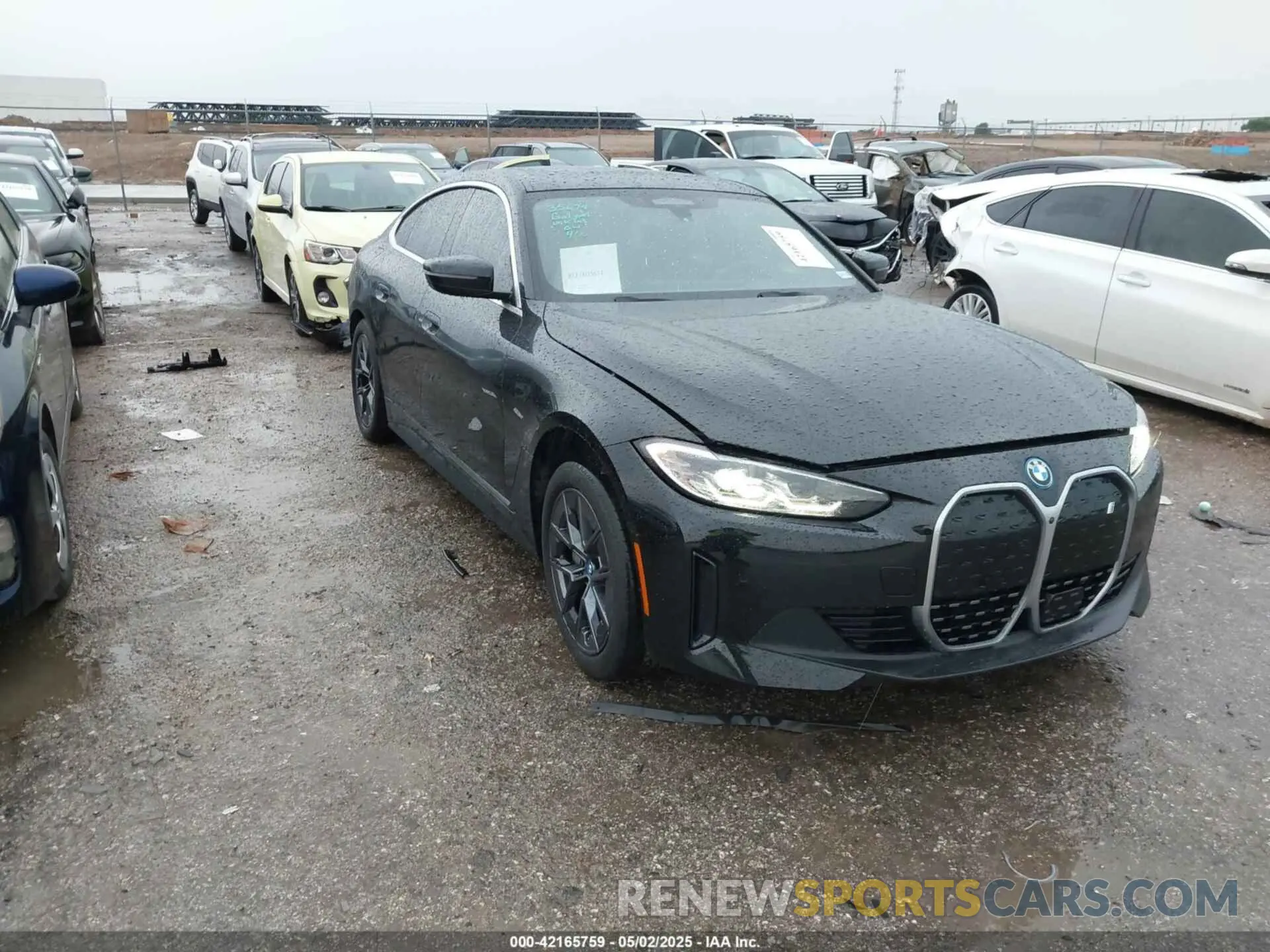 1 Photograph of a damaged car WBY43AW06RFS58764 BMW I4 2024