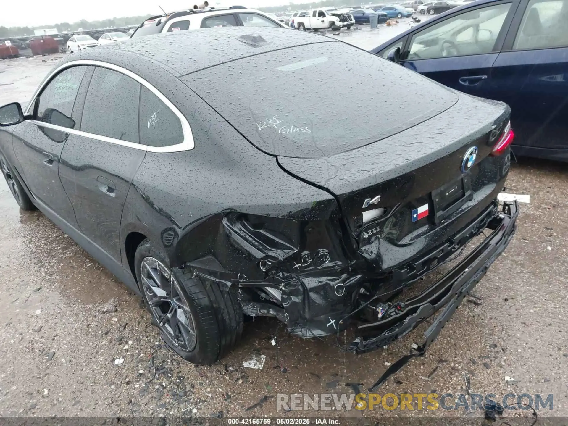 6 Photograph of a damaged car WBY43AW06RFS58764 BMW I4 2024