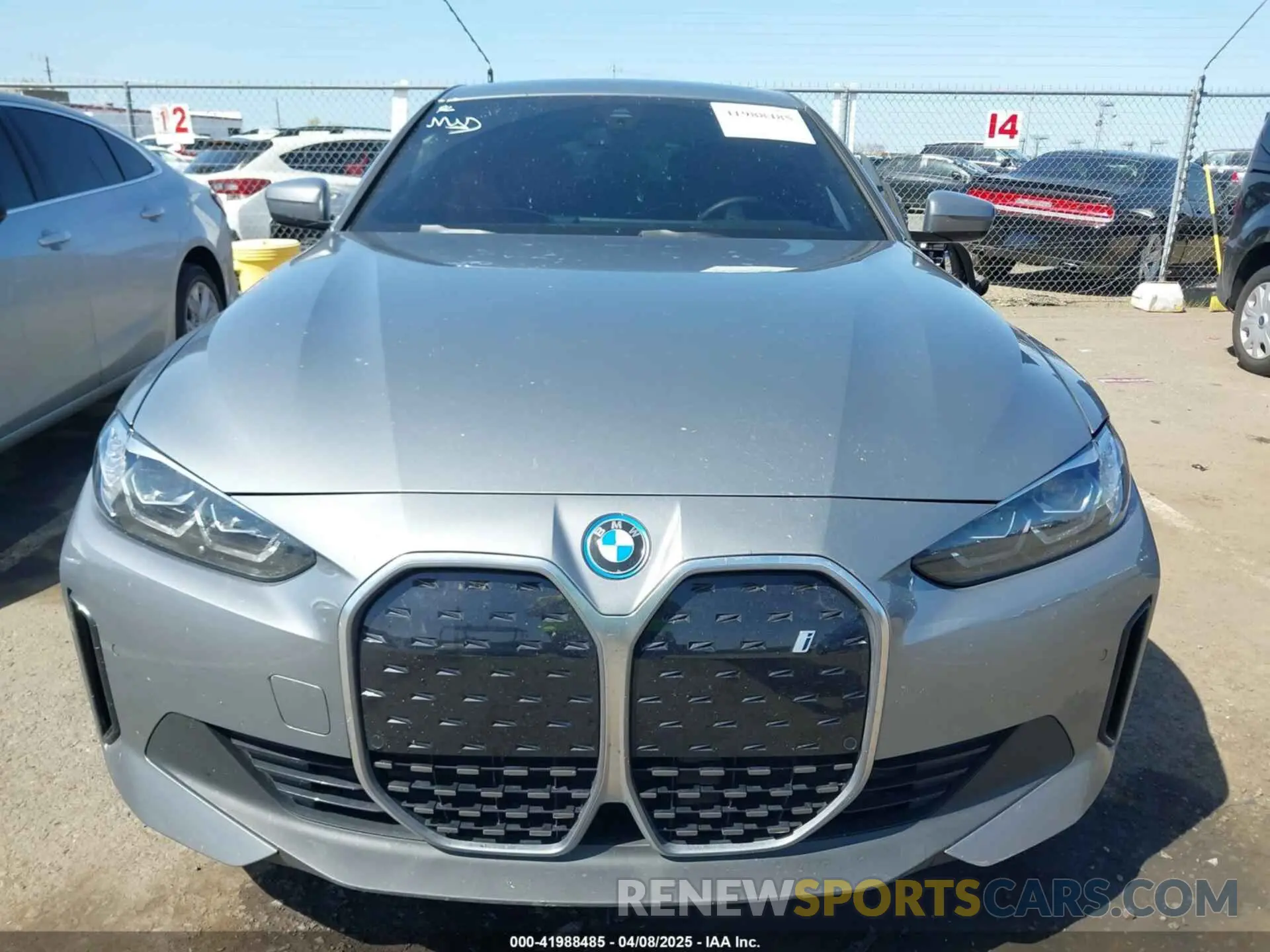 12 Photograph of a damaged car WBY43AW08RFS69474 BMW I4 2024
