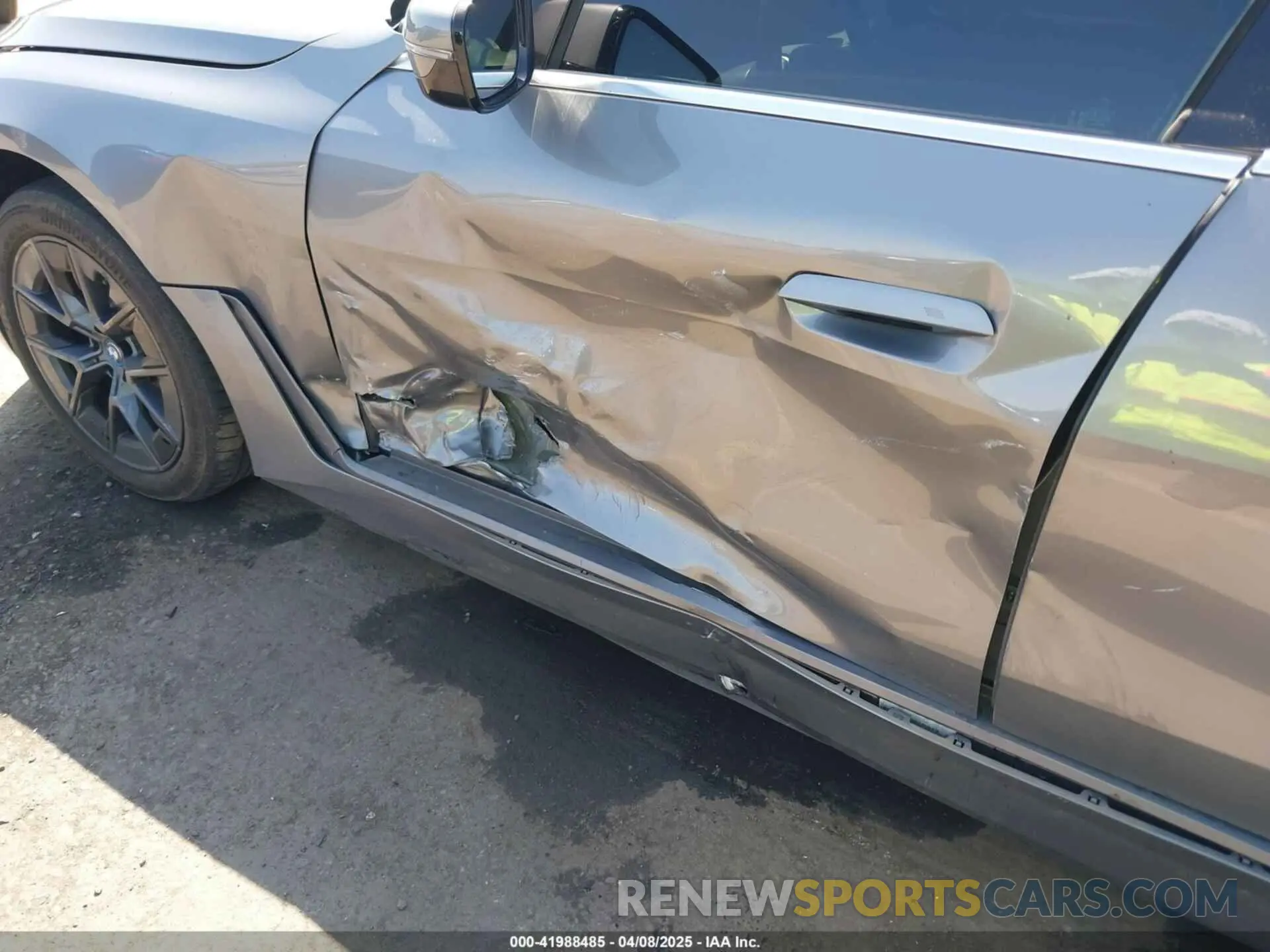 6 Photograph of a damaged car WBY43AW08RFS69474 BMW I4 2024