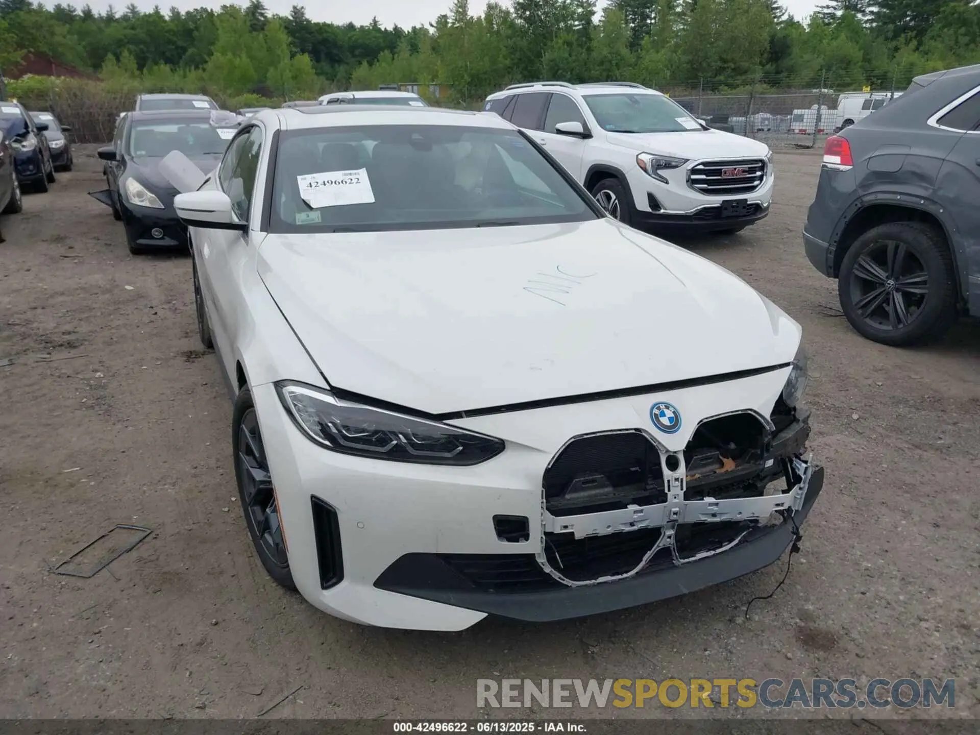 12 Photograph of a damaged car WBY43AW0XRFS64888 BMW I4 2024