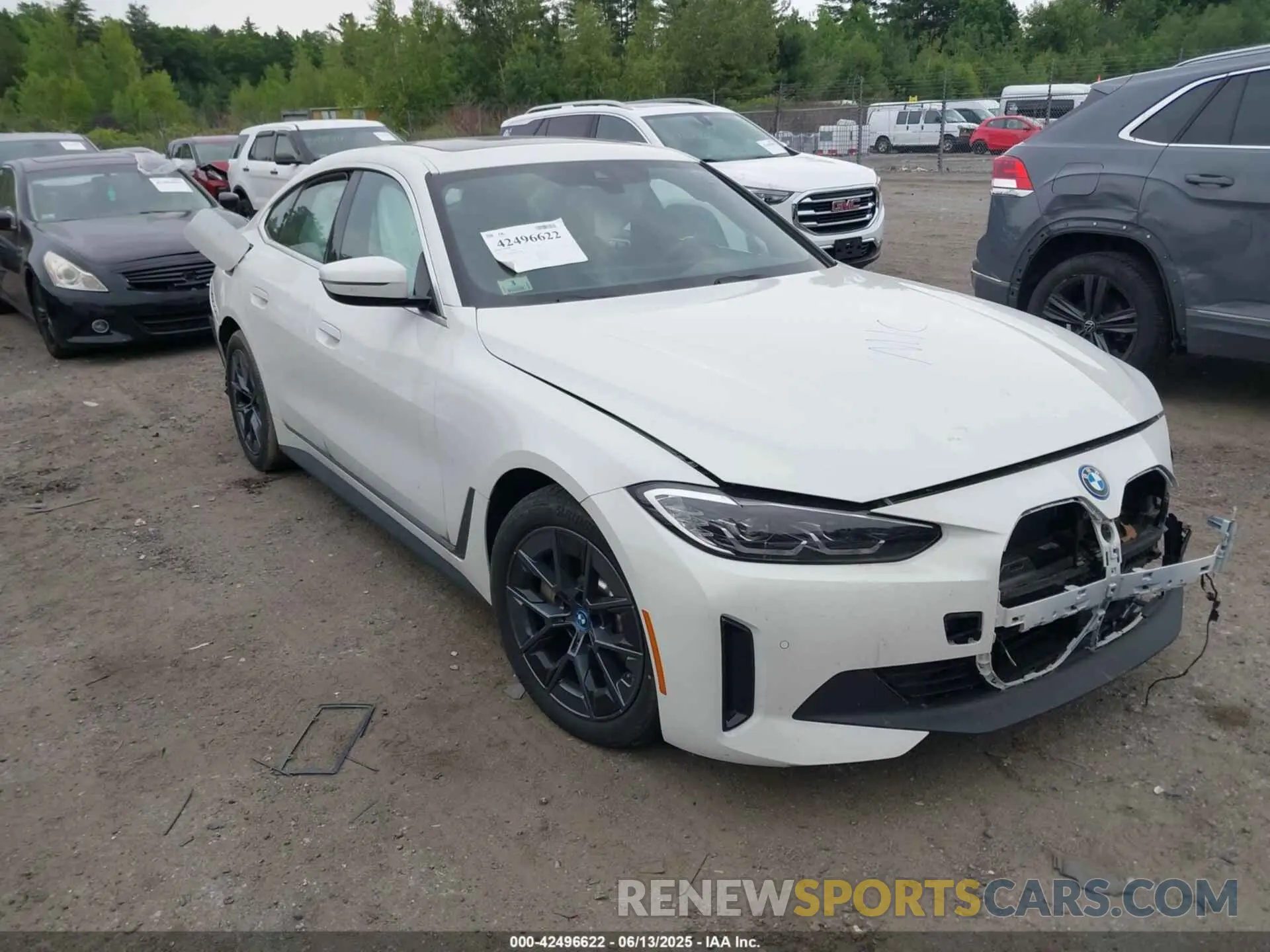 13 Photograph of a damaged car WBY43AW0XRFS64888 BMW I4 2024