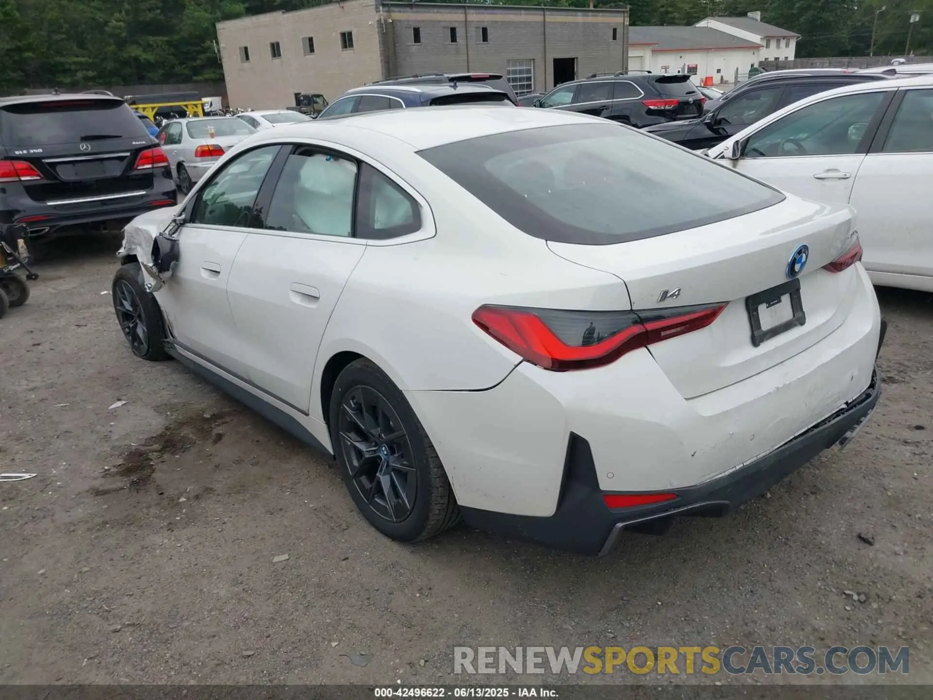 14 Photograph of a damaged car WBY43AW0XRFS64888 BMW I4 2024