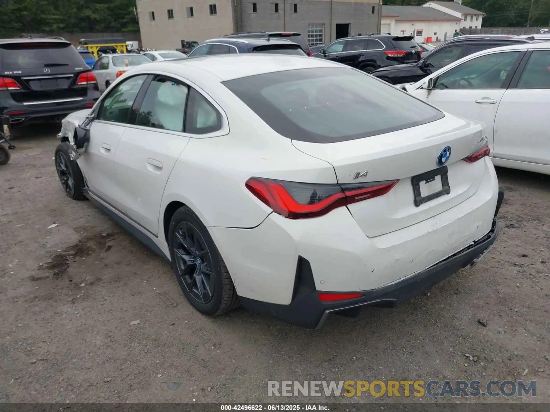 3 Photograph of a damaged car WBY43AW0XRFS64888 BMW I4 2024