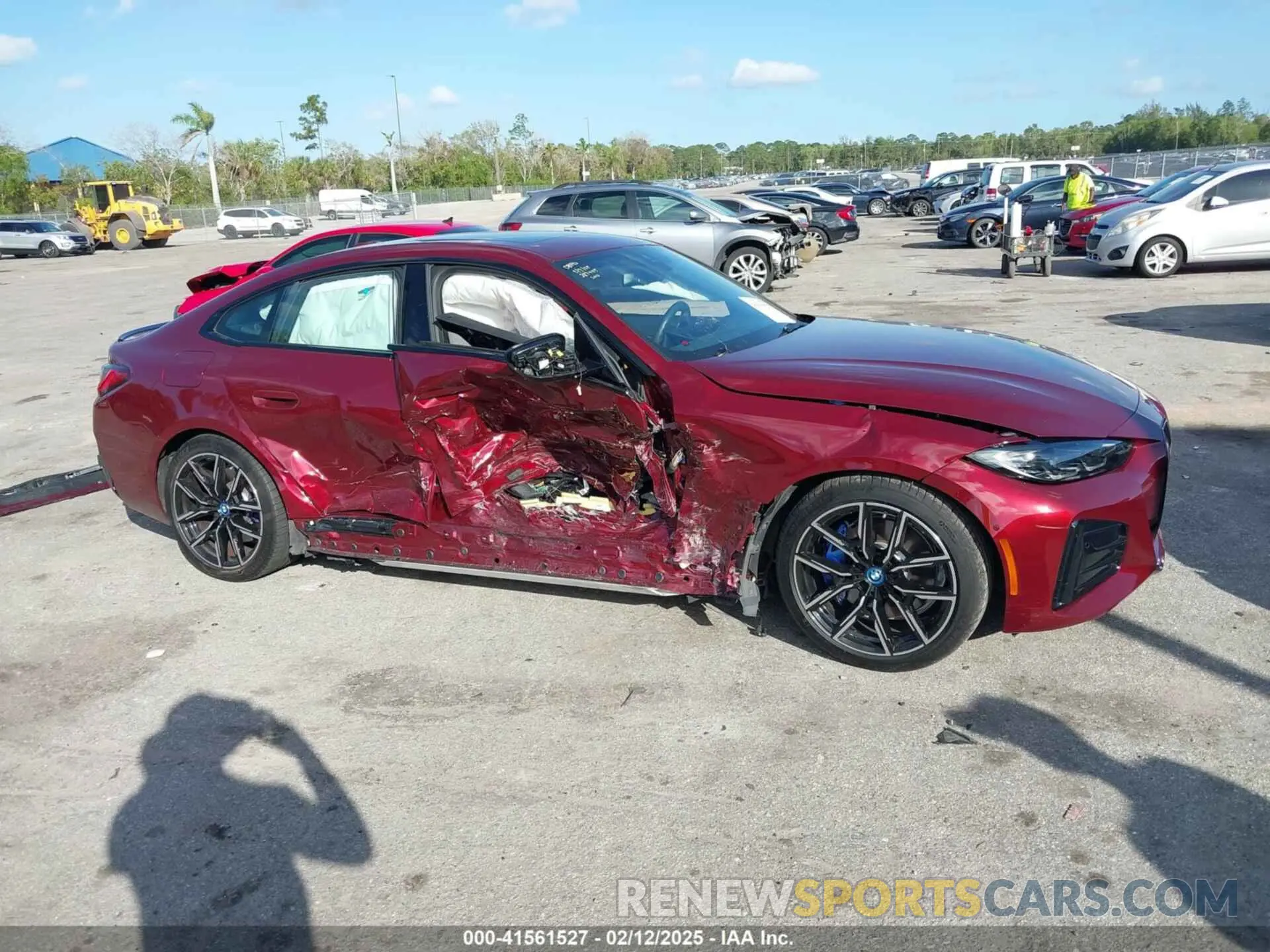 13 Photograph of a damaged car WBY73AW01RFS33462 BMW I4 2024