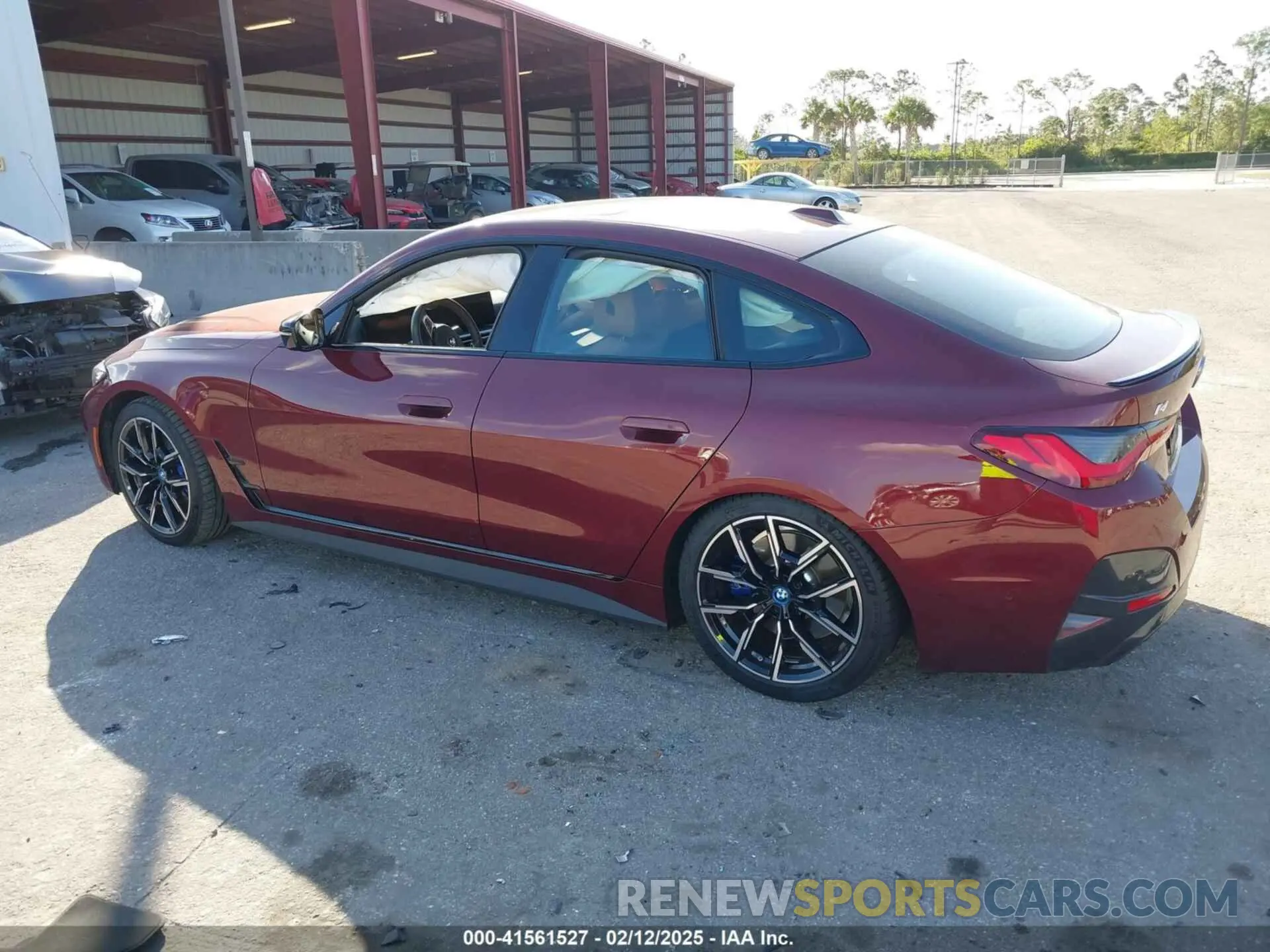 14 Photograph of a damaged car WBY73AW01RFS33462 BMW I4 2024