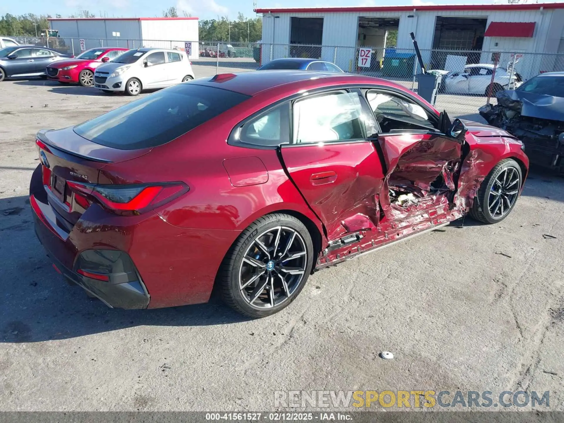 4 Photograph of a damaged car WBY73AW01RFS33462 BMW I4 2024