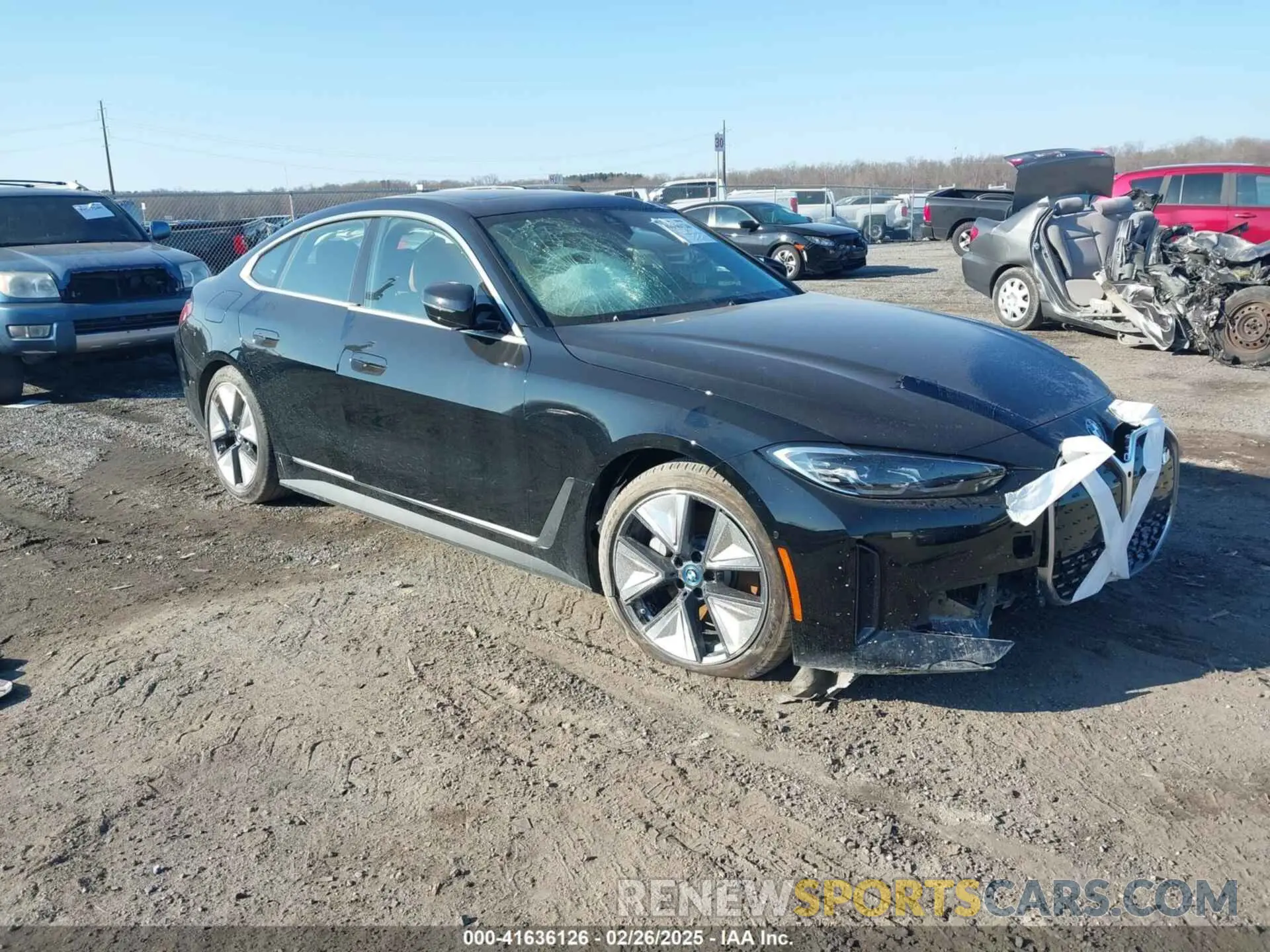 1 Photograph of a damaged car WBY73AW02RFT29049 BMW I4 2024