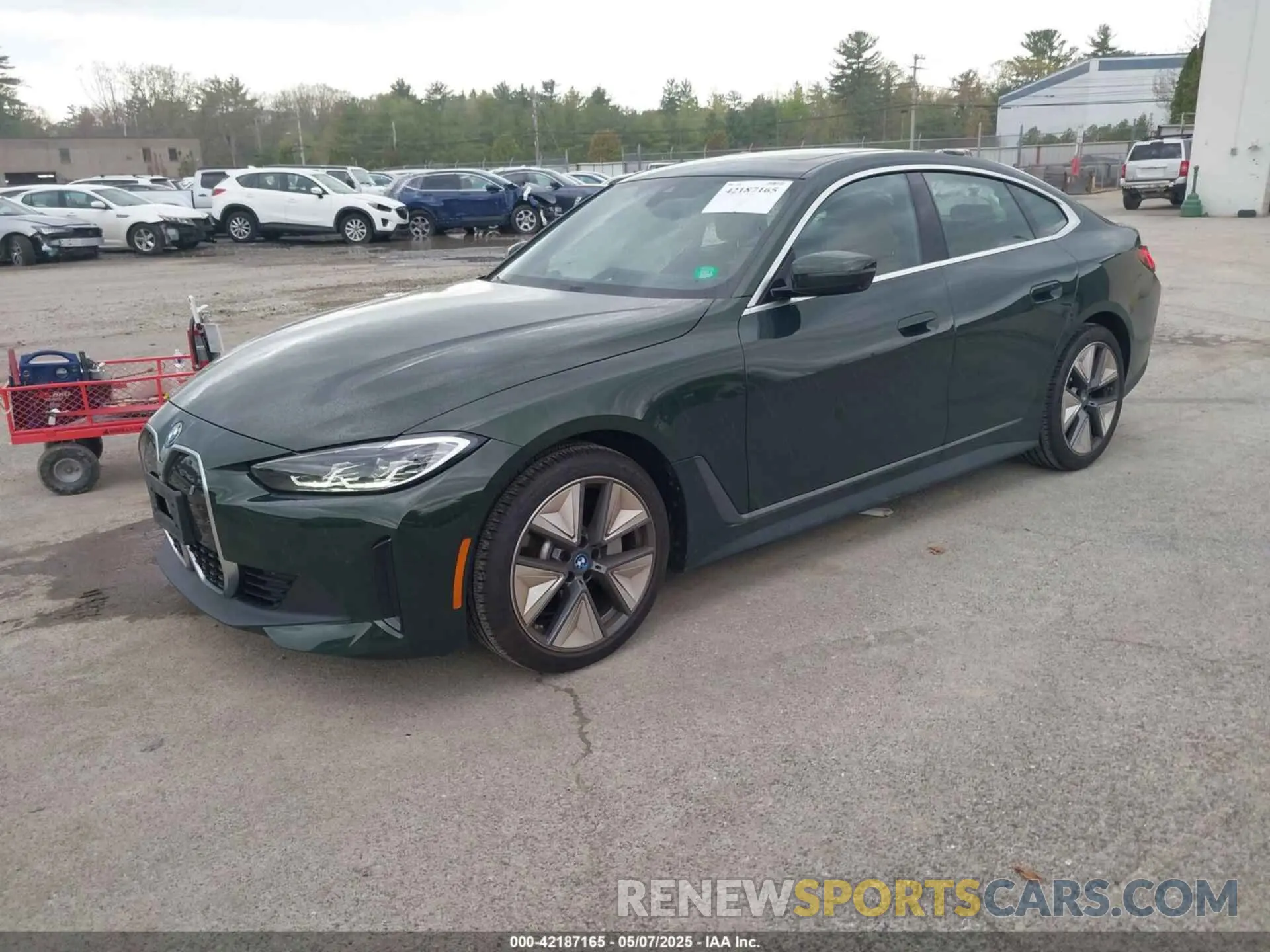 2 Photograph of a damaged car WBY73AW07RFS54641 BMW I4 2024