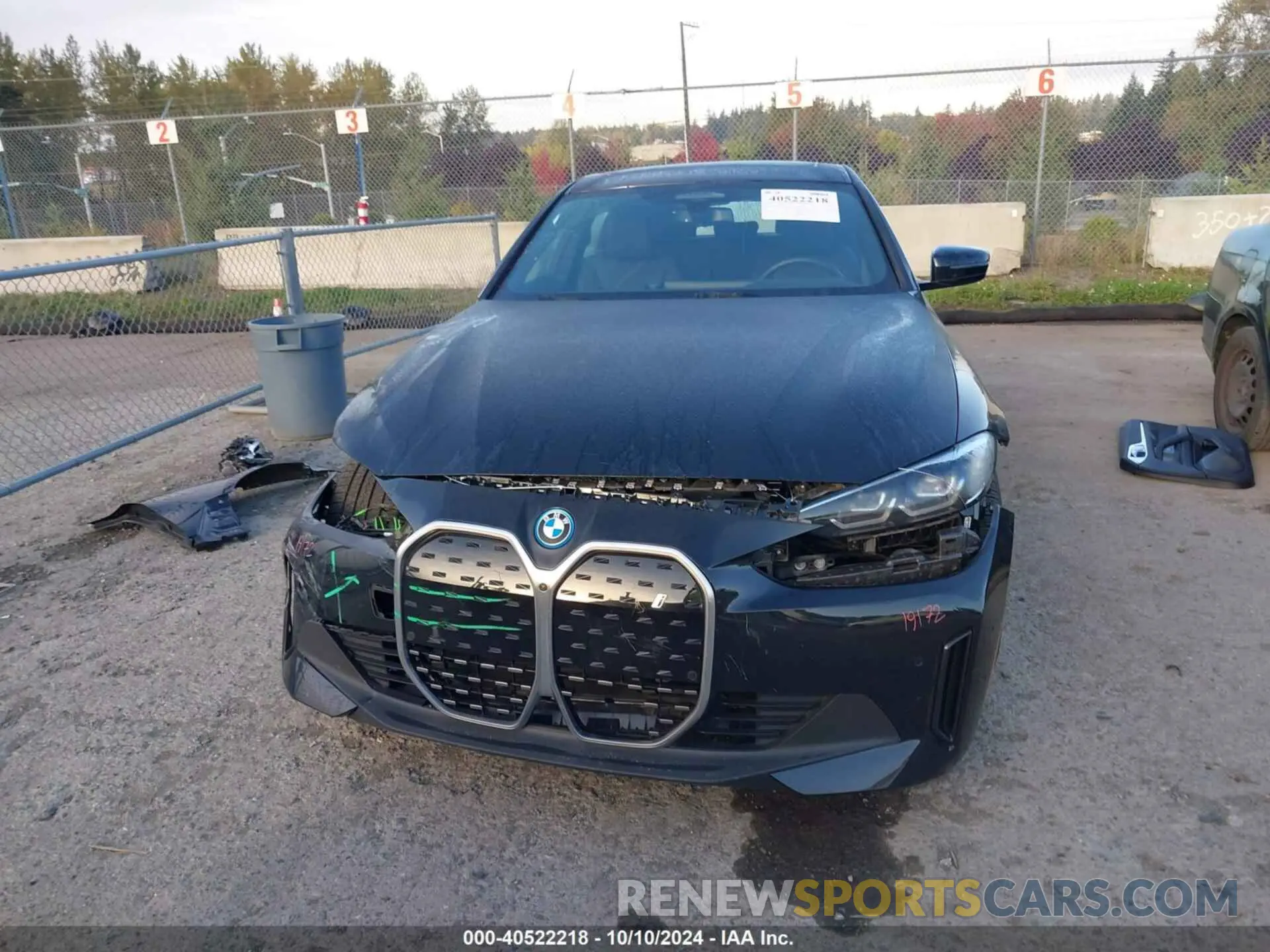 13 Photograph of a damaged car WBY83FB01RFR83502 BMW I4 2024