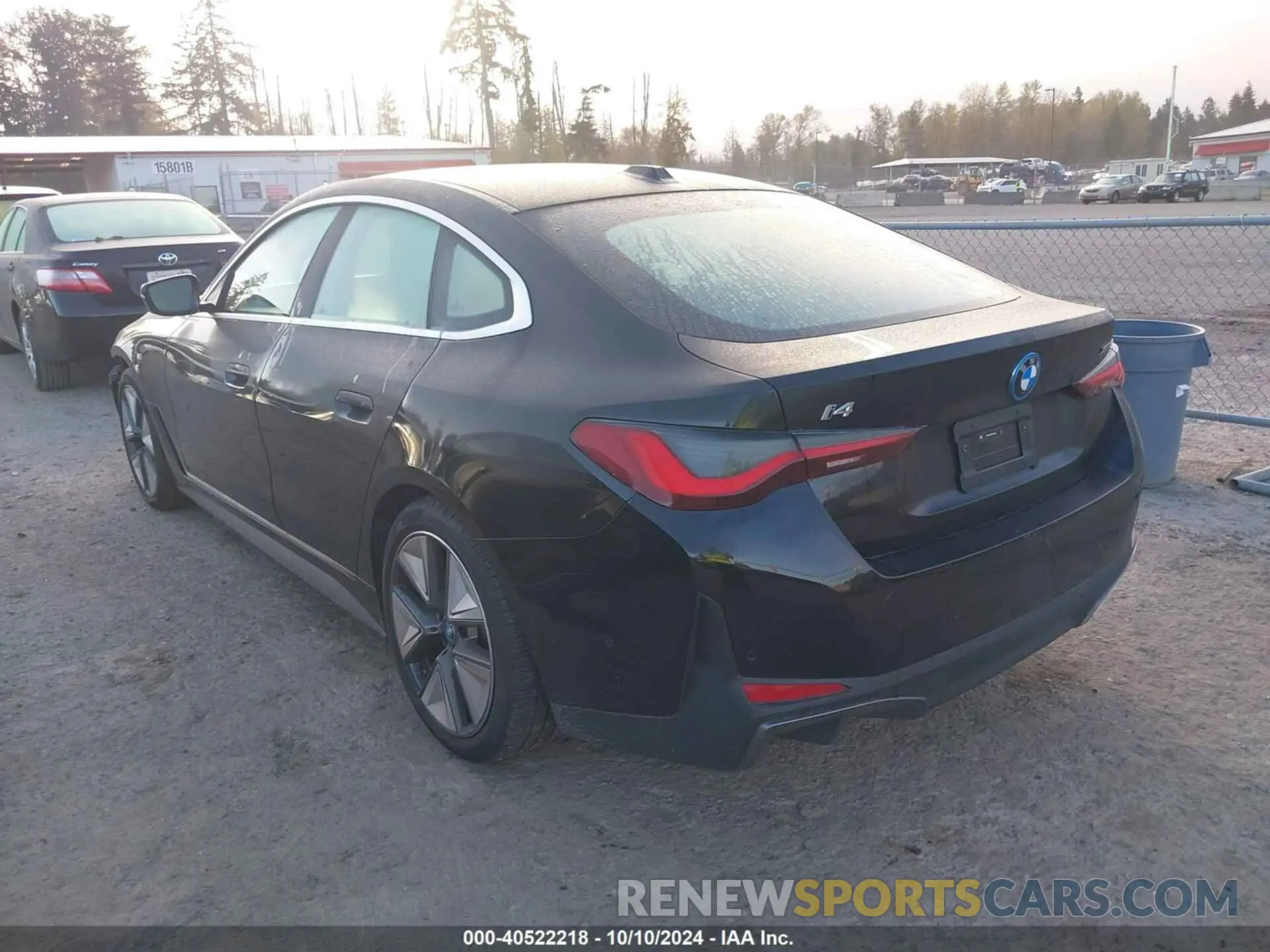 3 Photograph of a damaged car WBY83FB01RFR83502 BMW I4 2024