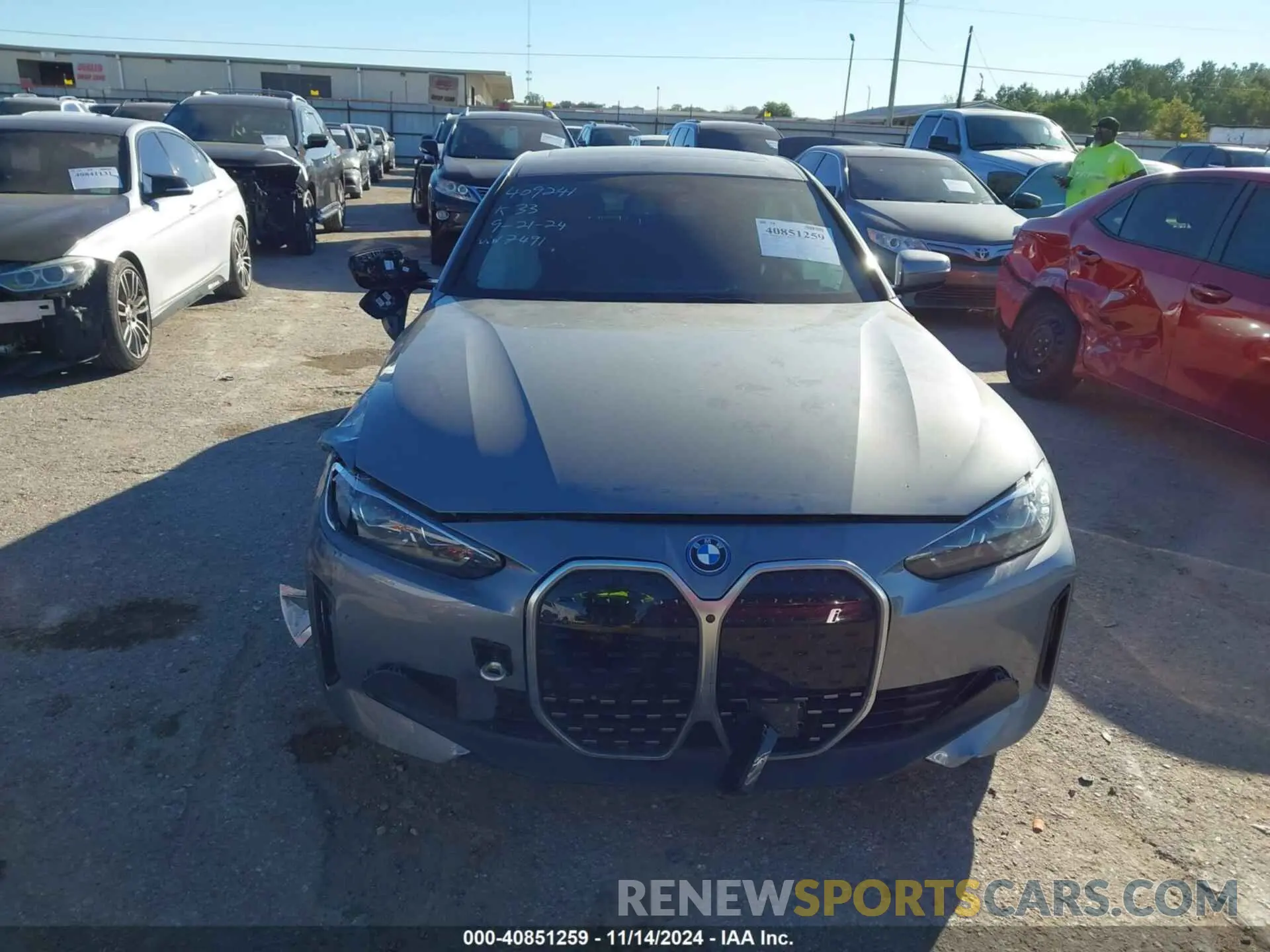 13 Photograph of a damaged car WBY83FB02RFT17491 BMW I4 2024