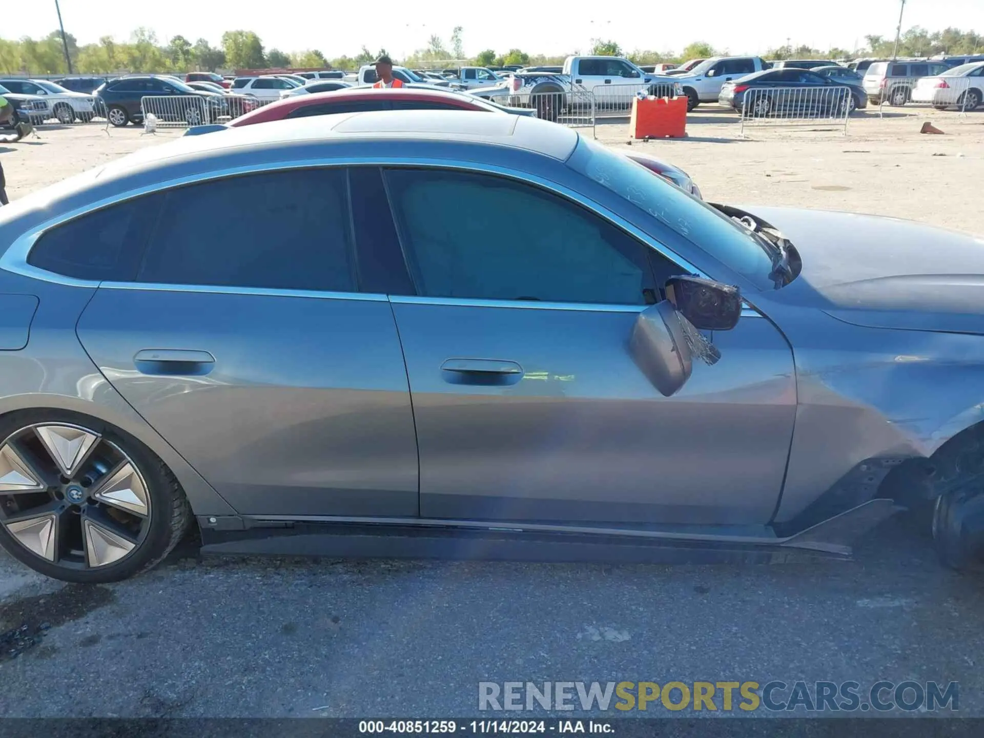 14 Photograph of a damaged car WBY83FB02RFT17491 BMW I4 2024