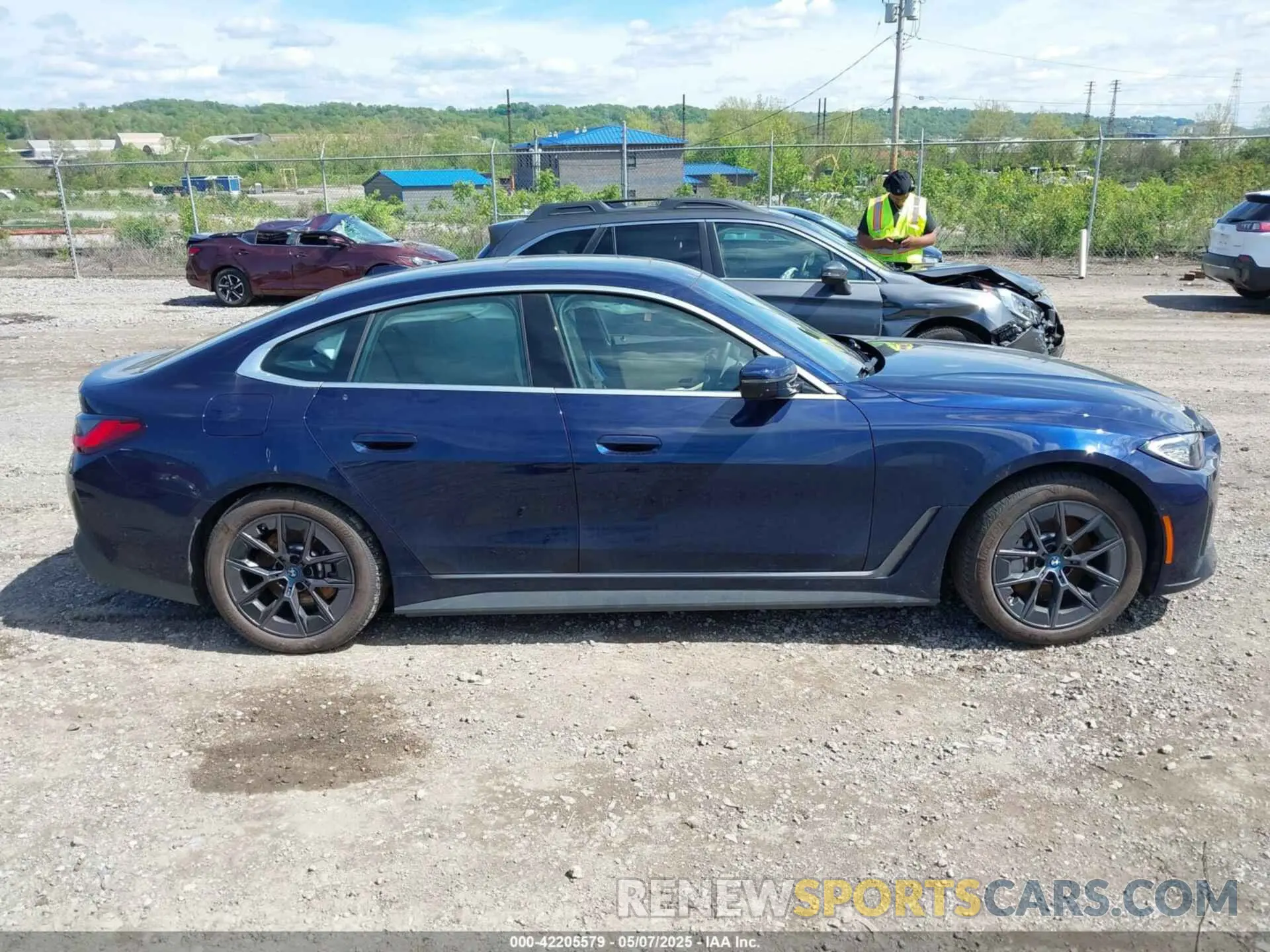 13 Photograph of a damaged car WBY83FB06RFS78758 BMW I4 2024