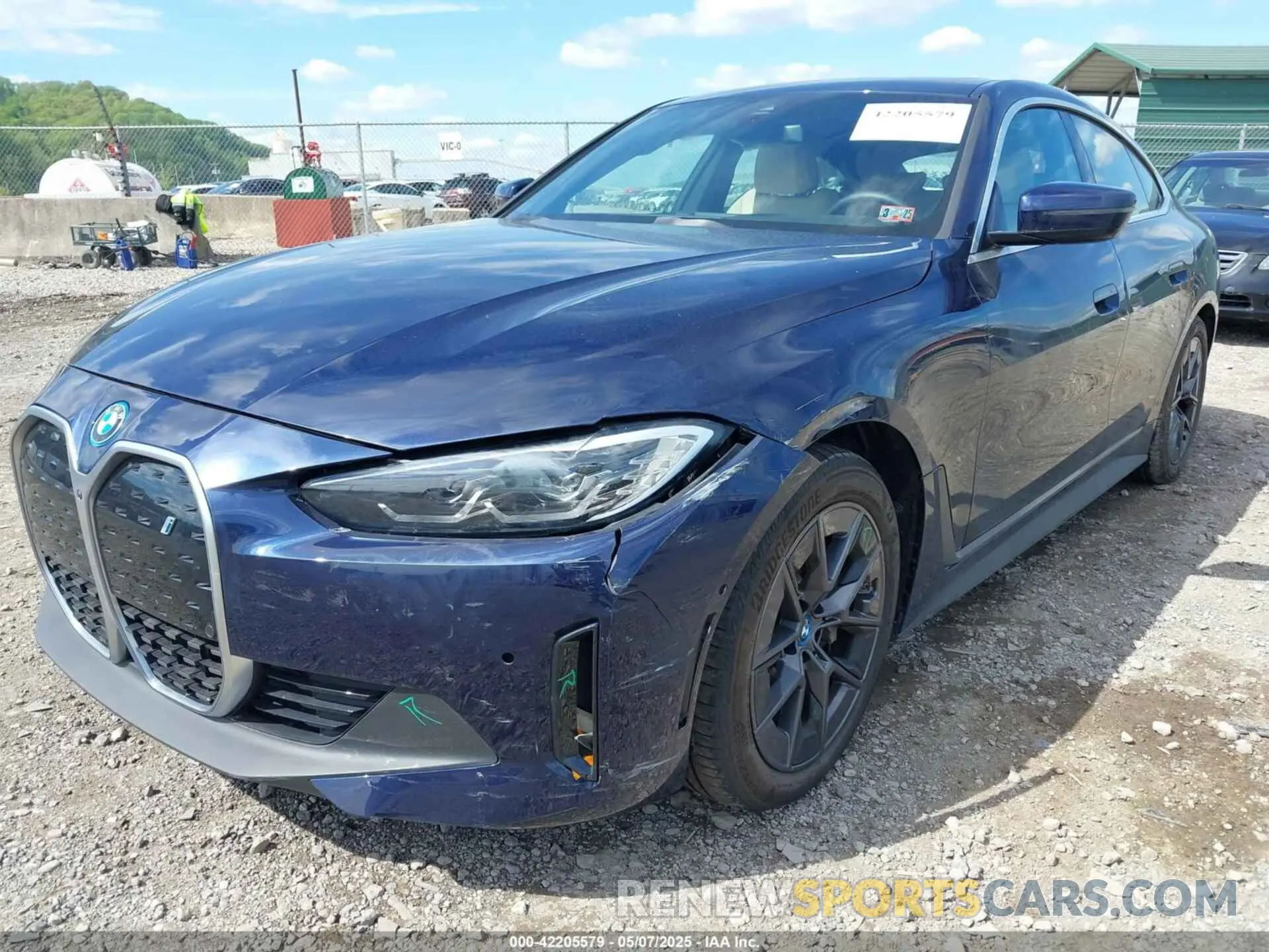 6 Photograph of a damaged car WBY83FB06RFS78758 BMW I4 2024