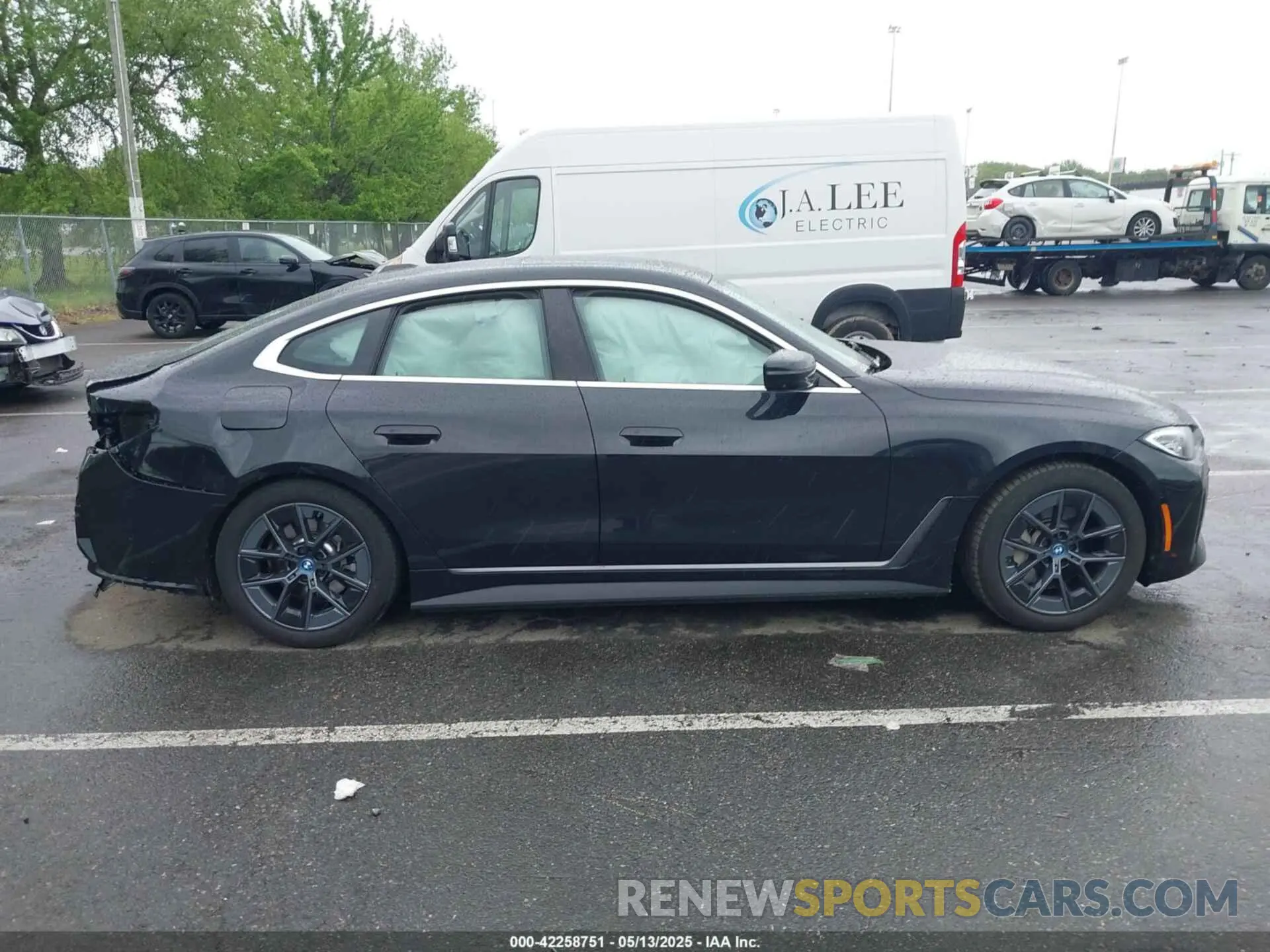 13 Photograph of a damaged car WBY83FB07RFT10939 BMW I4 2024