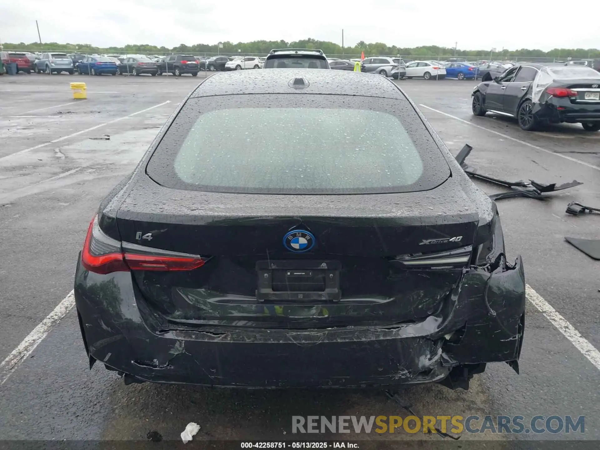 16 Photograph of a damaged car WBY83FB07RFT10939 BMW I4 2024