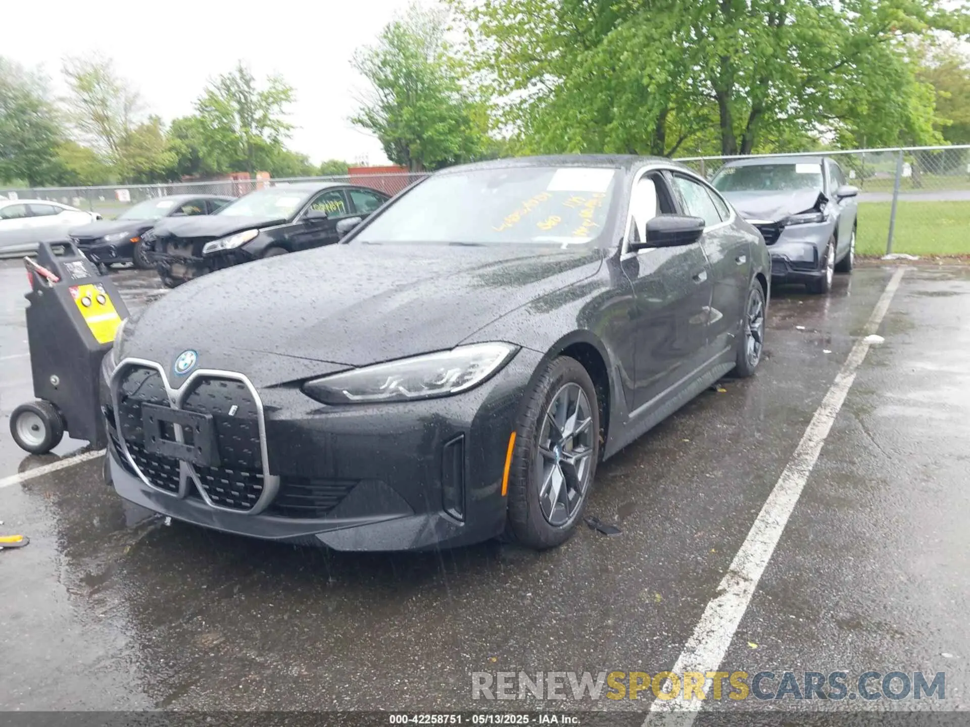 2 Photograph of a damaged car WBY83FB07RFT10939 BMW I4 2024