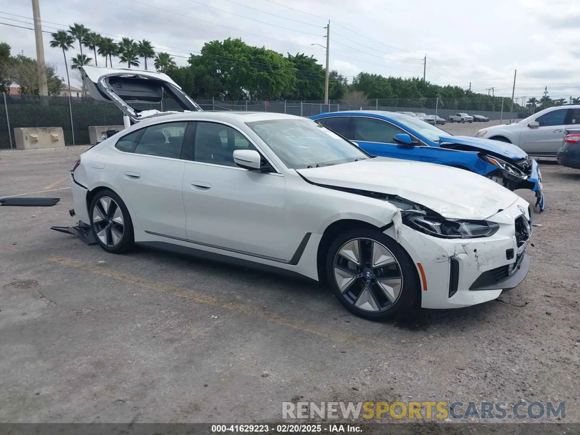 1 Photograph of a damaged car WBY23HD02SFT66503 BMW I4 2025