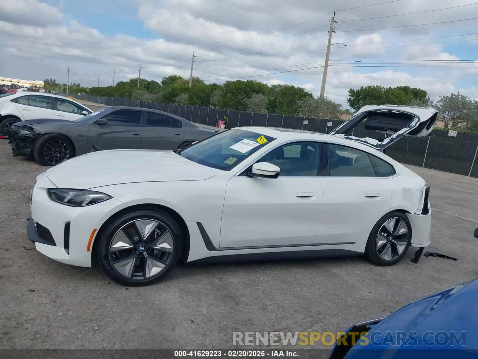 13 Photograph of a damaged car WBY23HD02SFT66503 BMW I4 2025