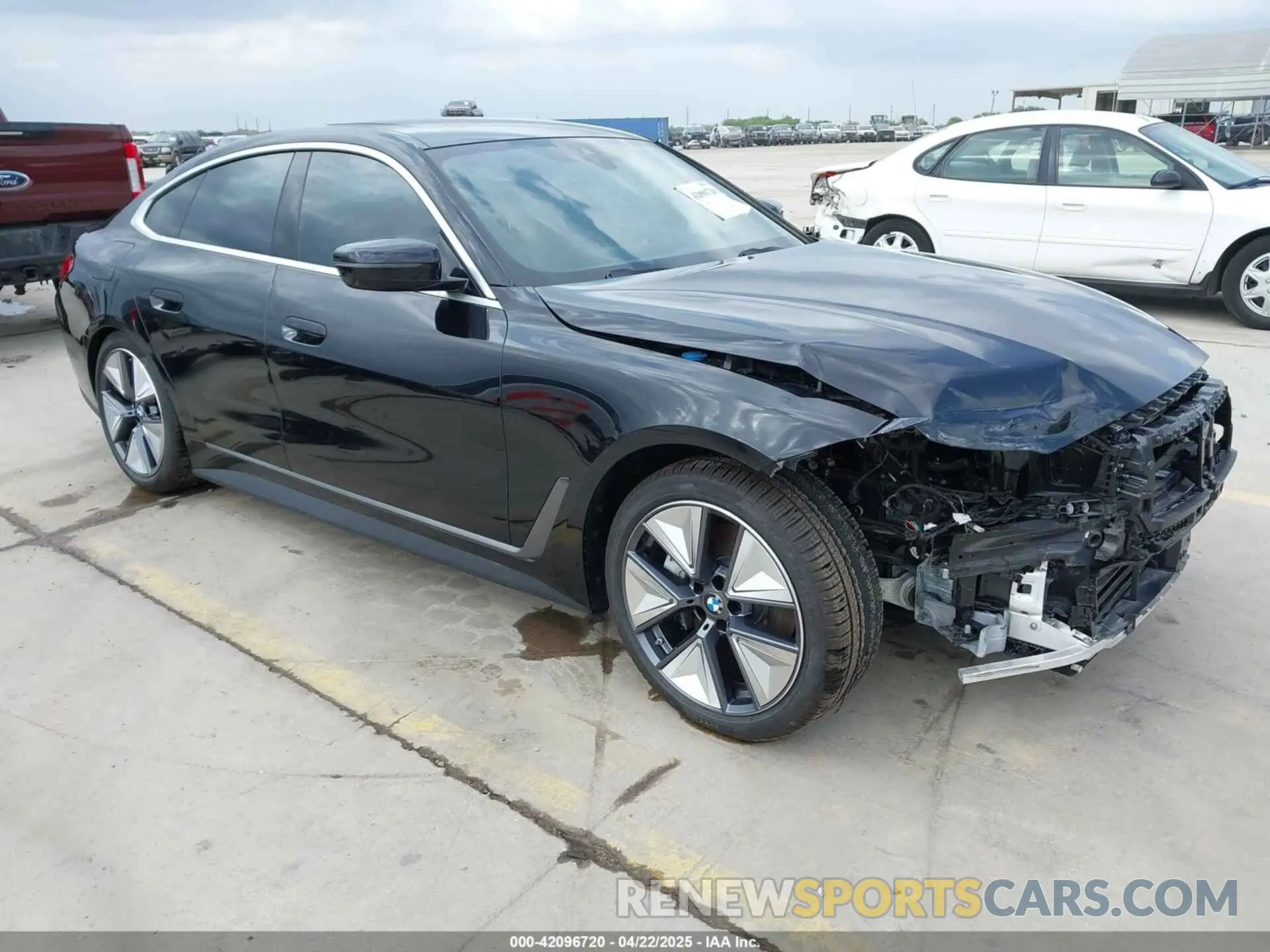 1 Photograph of a damaged car WBY23HD02SFU34895 BMW I4 2025