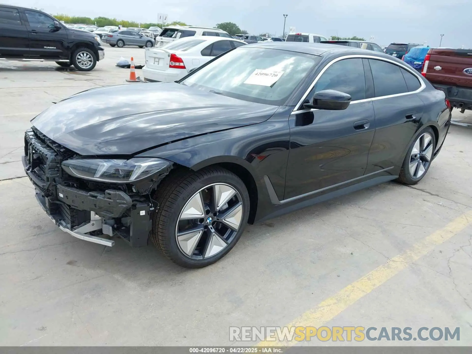 2 Photograph of a damaged car WBY23HD02SFU34895 BMW I4 2025
