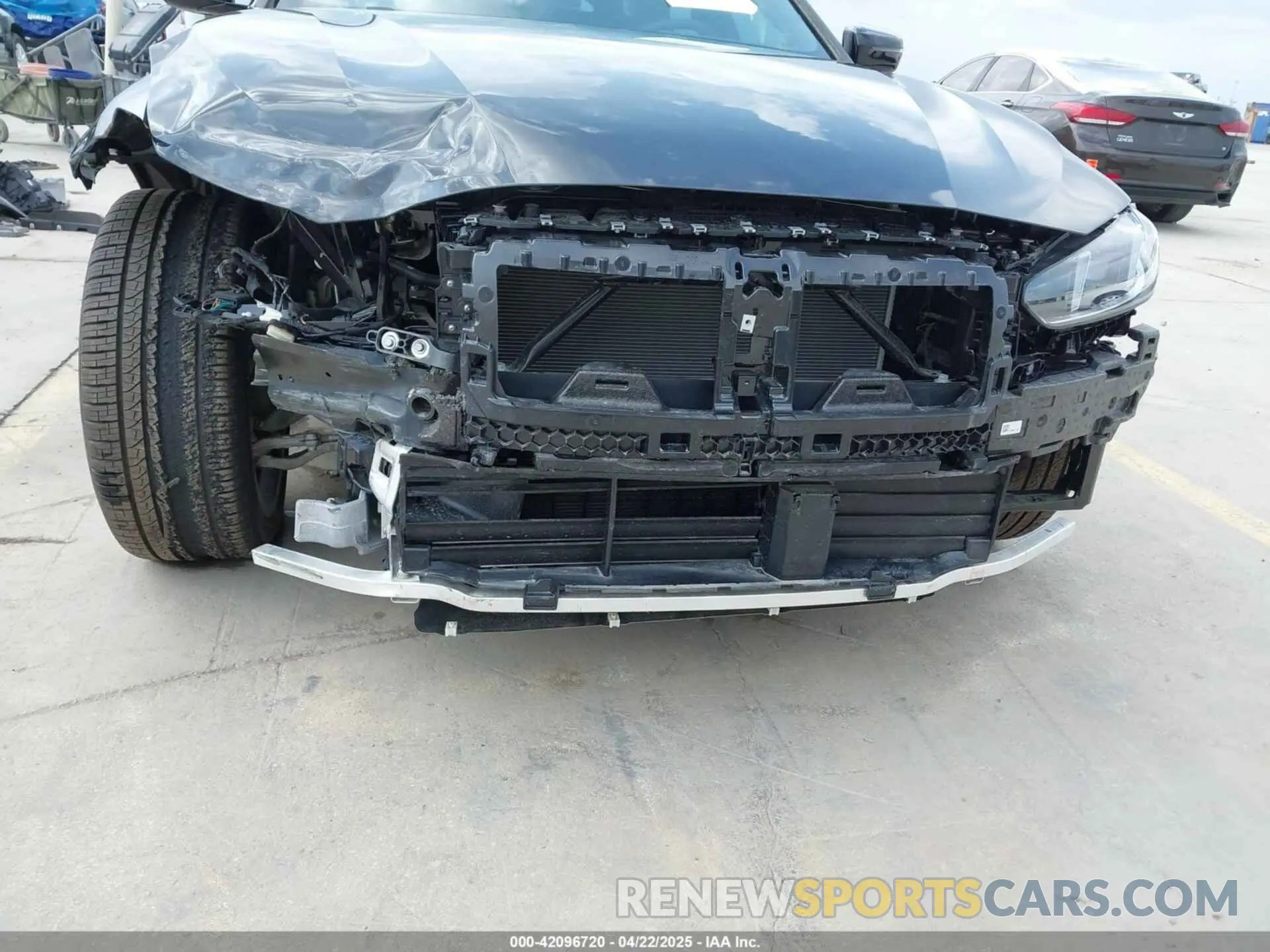 6 Photograph of a damaged car WBY23HD02SFU34895 BMW I4 2025