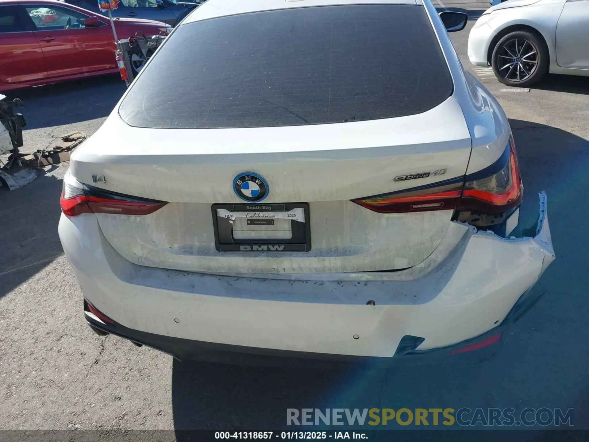 17 Photograph of a damaged car WBY23HD07SFT87881 BMW I4 2025