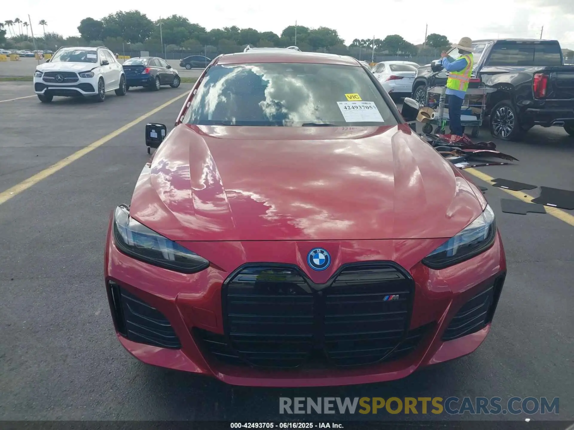 13 Photograph of a damaged car WBY33HD01SFU21074 BMW I4 2025