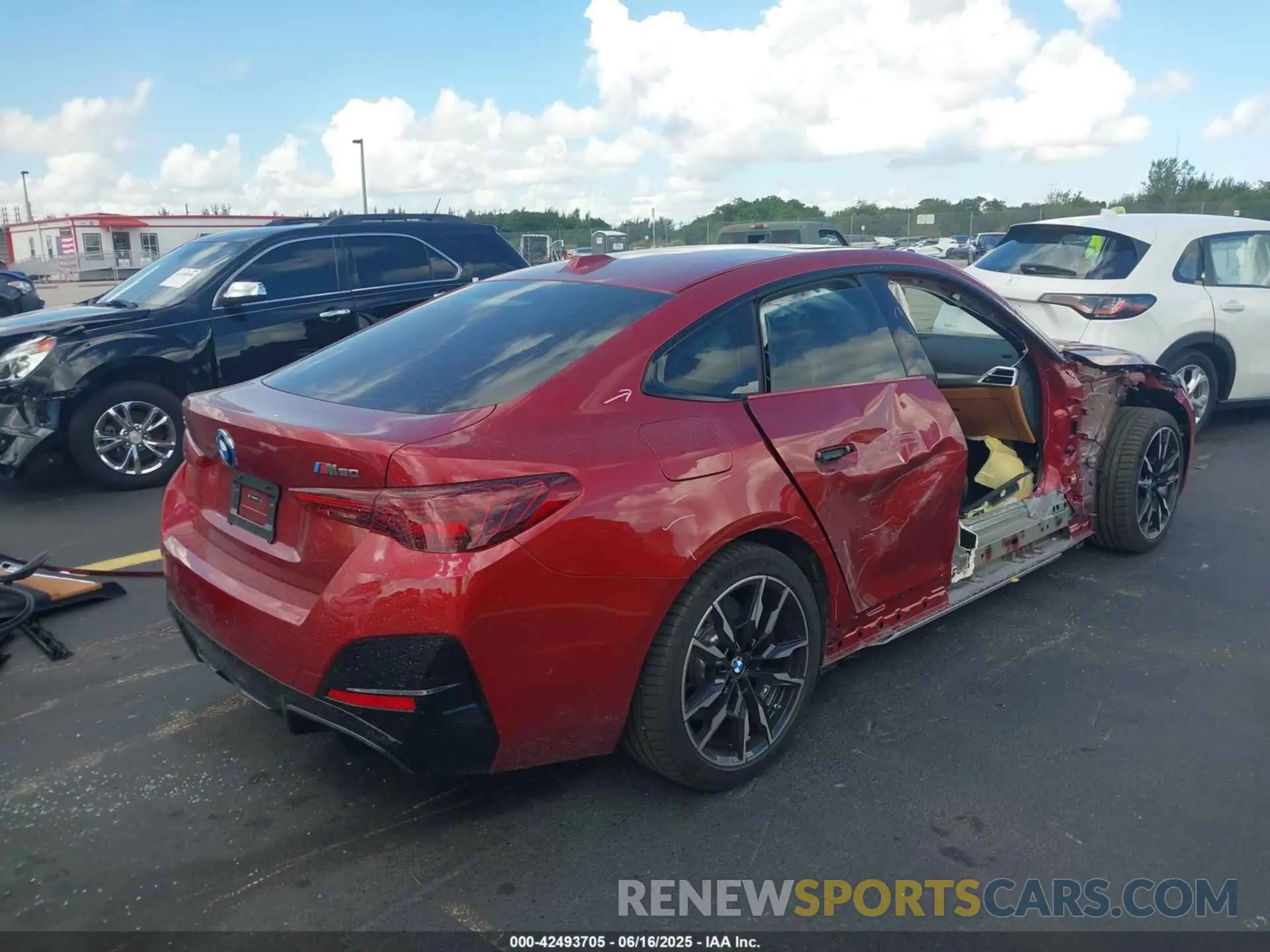 4 Photograph of a damaged car WBY33HD01SFU21074 BMW I4 2025