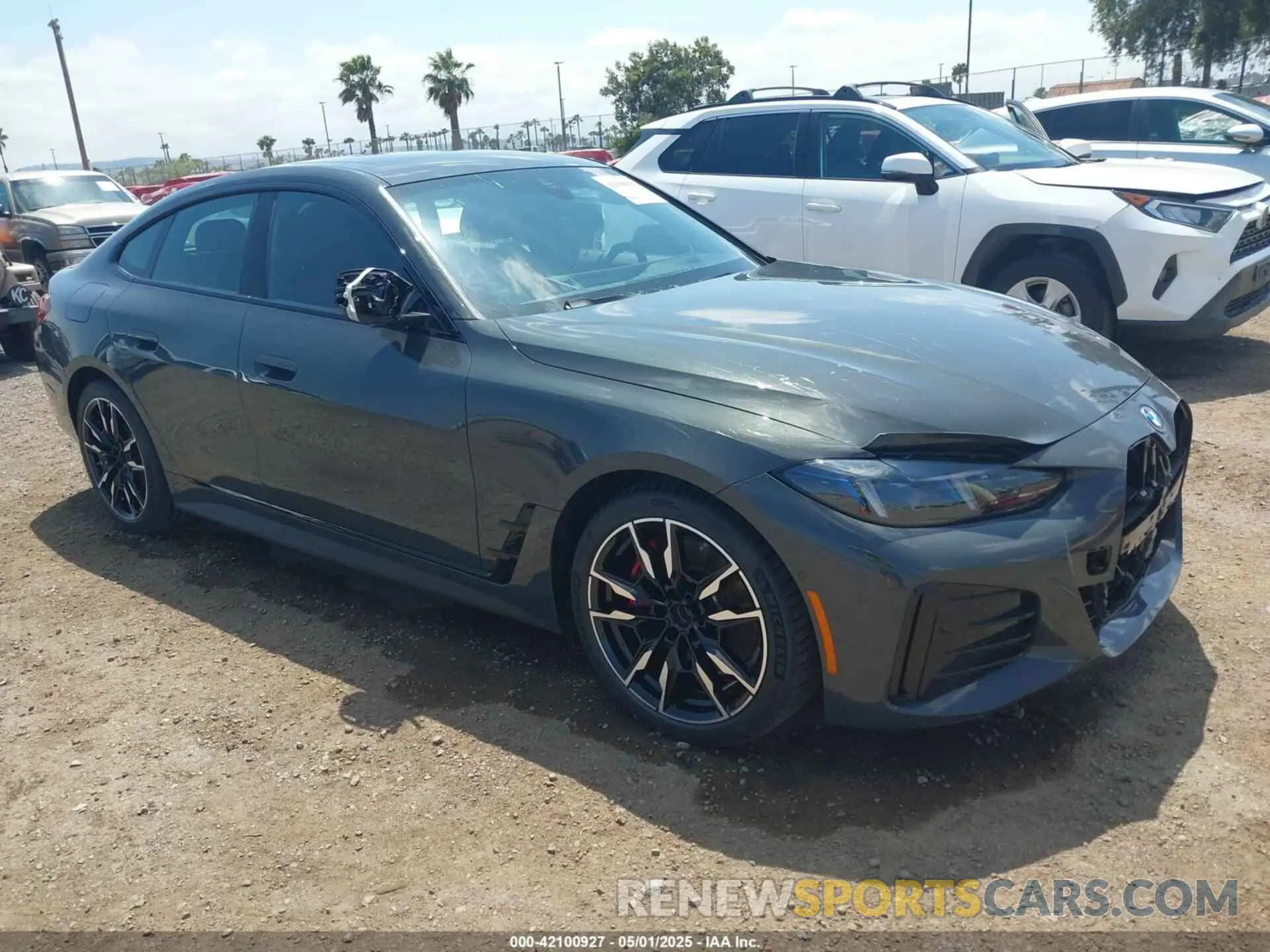 1 Photograph of a damaged car WBY33HD06SFU31826 BMW I4 2025