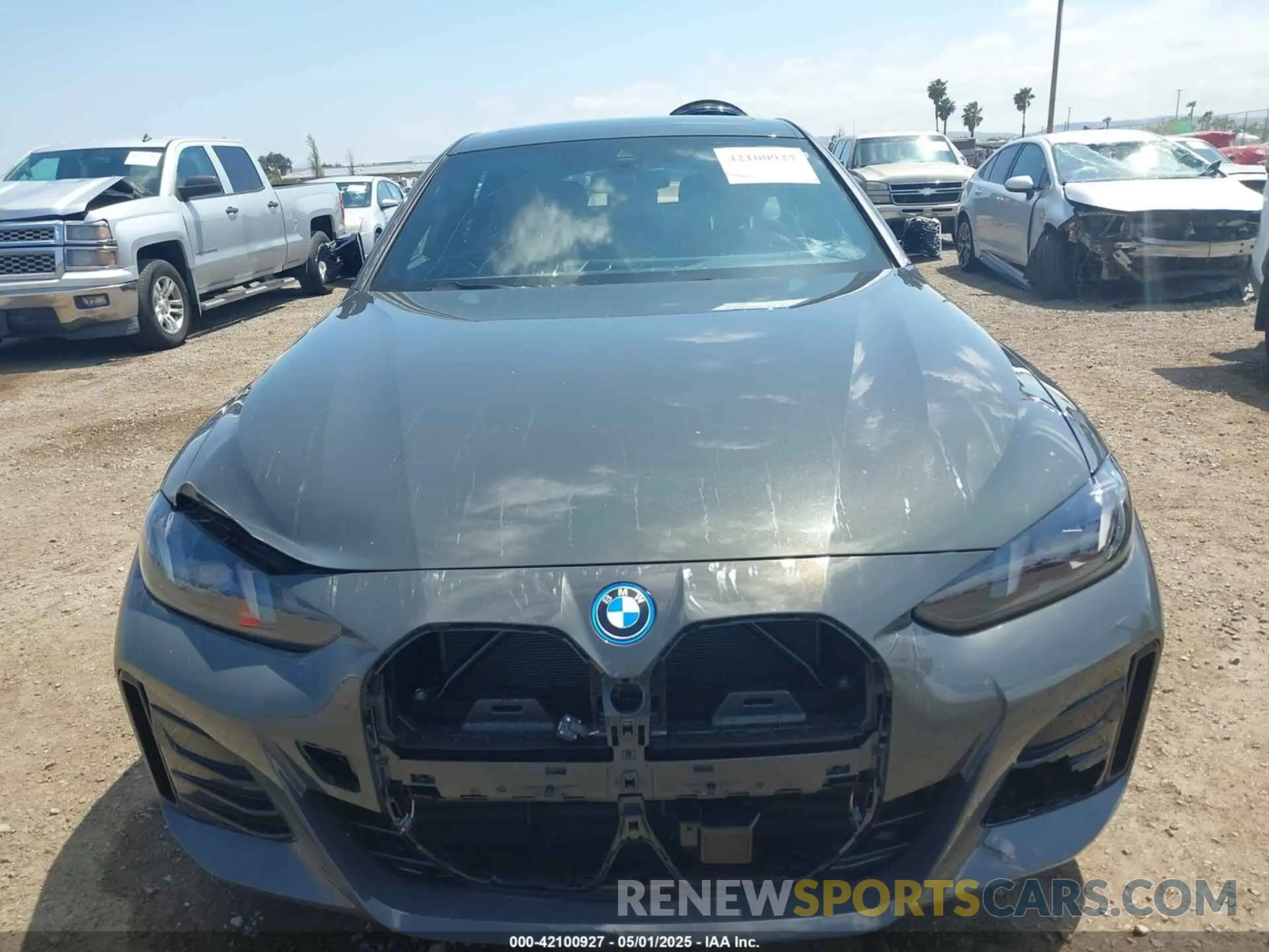 12 Photograph of a damaged car WBY33HD06SFU31826 BMW I4 2025