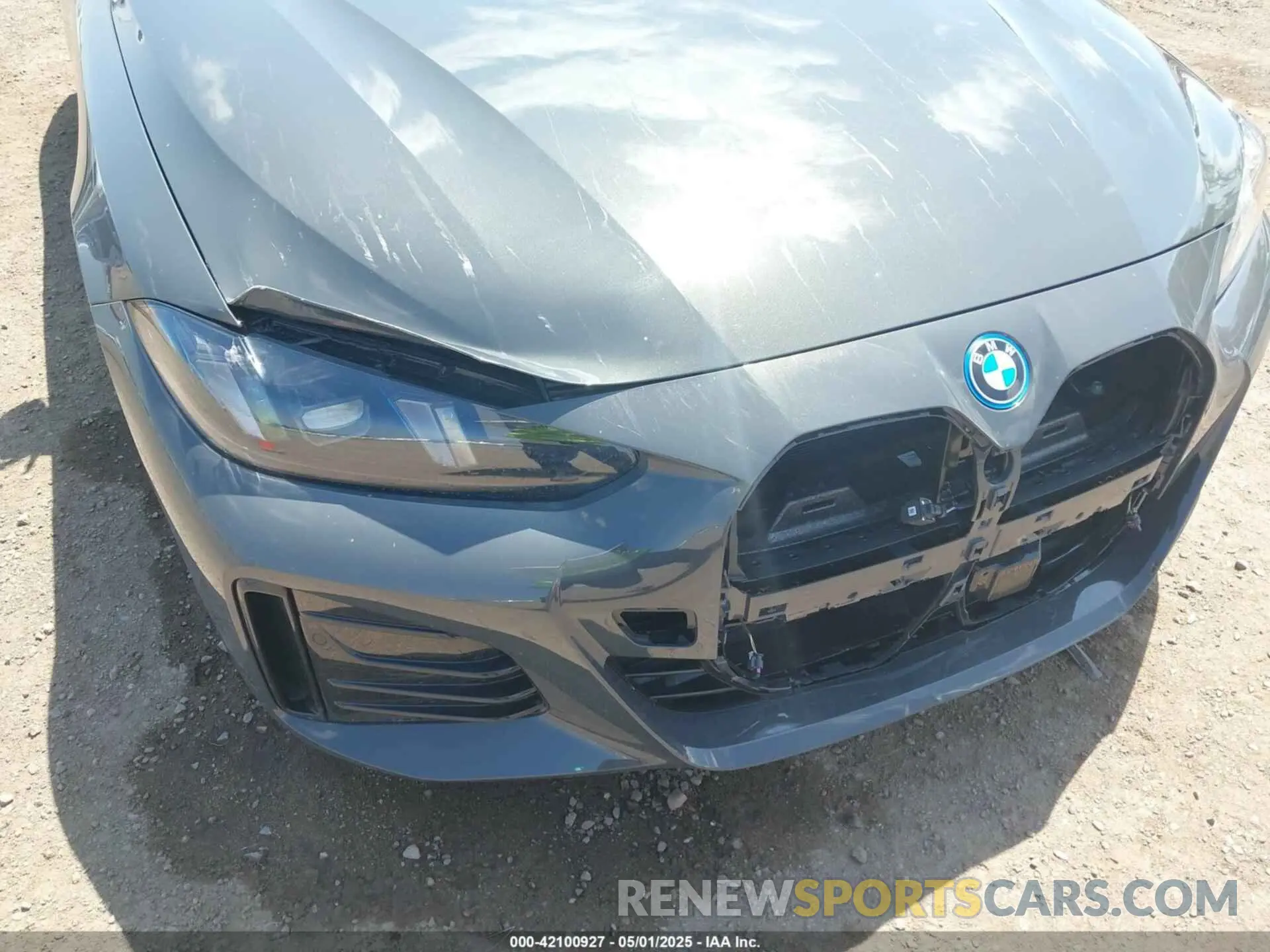 6 Photograph of a damaged car WBY33HD06SFU31826 BMW I4 2025