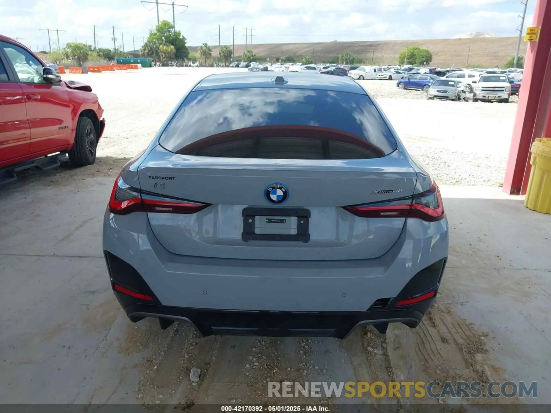 17 Photograph of a damaged car WBY43HD02SFU51432 BMW I4 2025