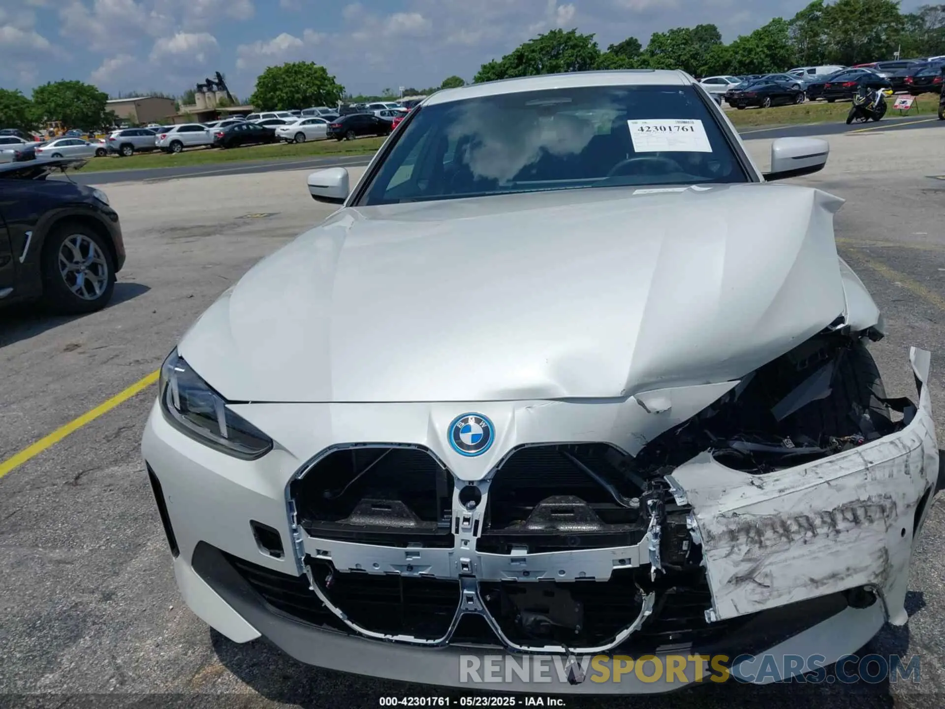 13 Photograph of a damaged car WBY43HD0XSFT98768 BMW I4 2025