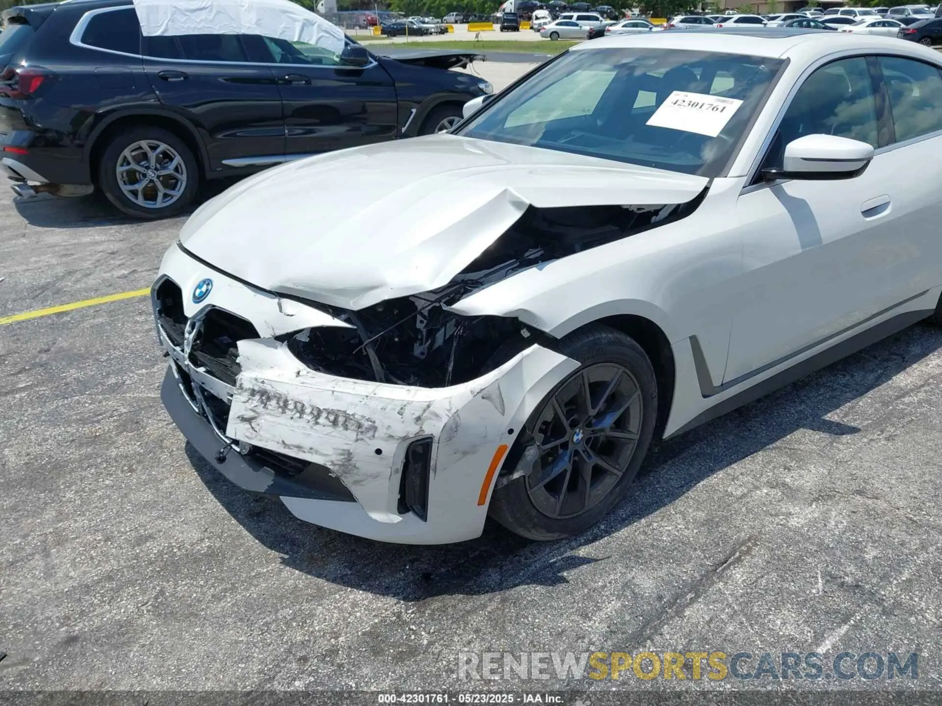 6 Photograph of a damaged car WBY43HD0XSFT98768 BMW I4 2025