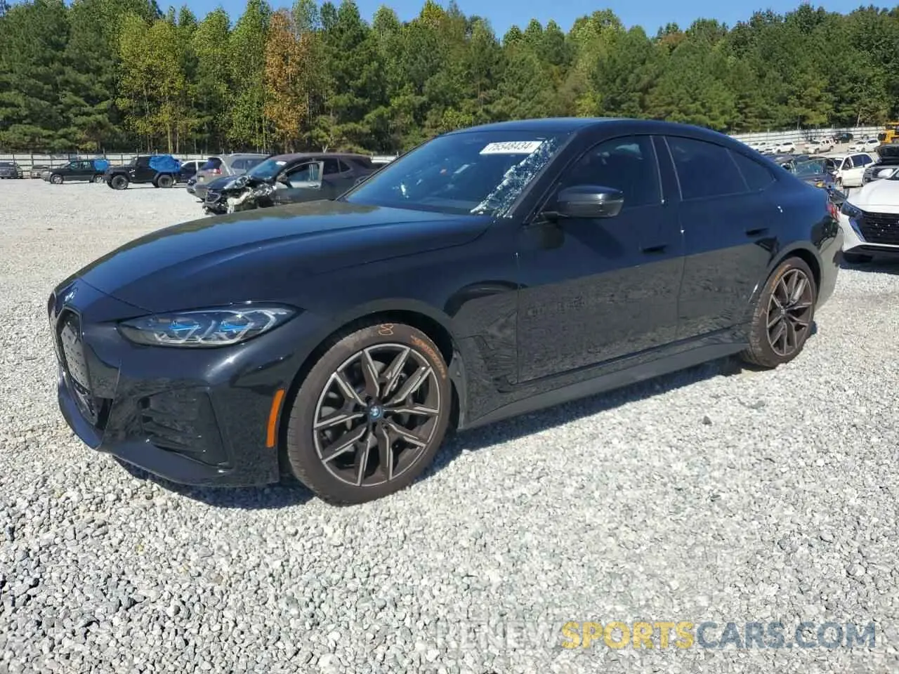 1 Photograph of a damaged car WBY73AW08NFN08917 BMW I4 EDRIVE 2022